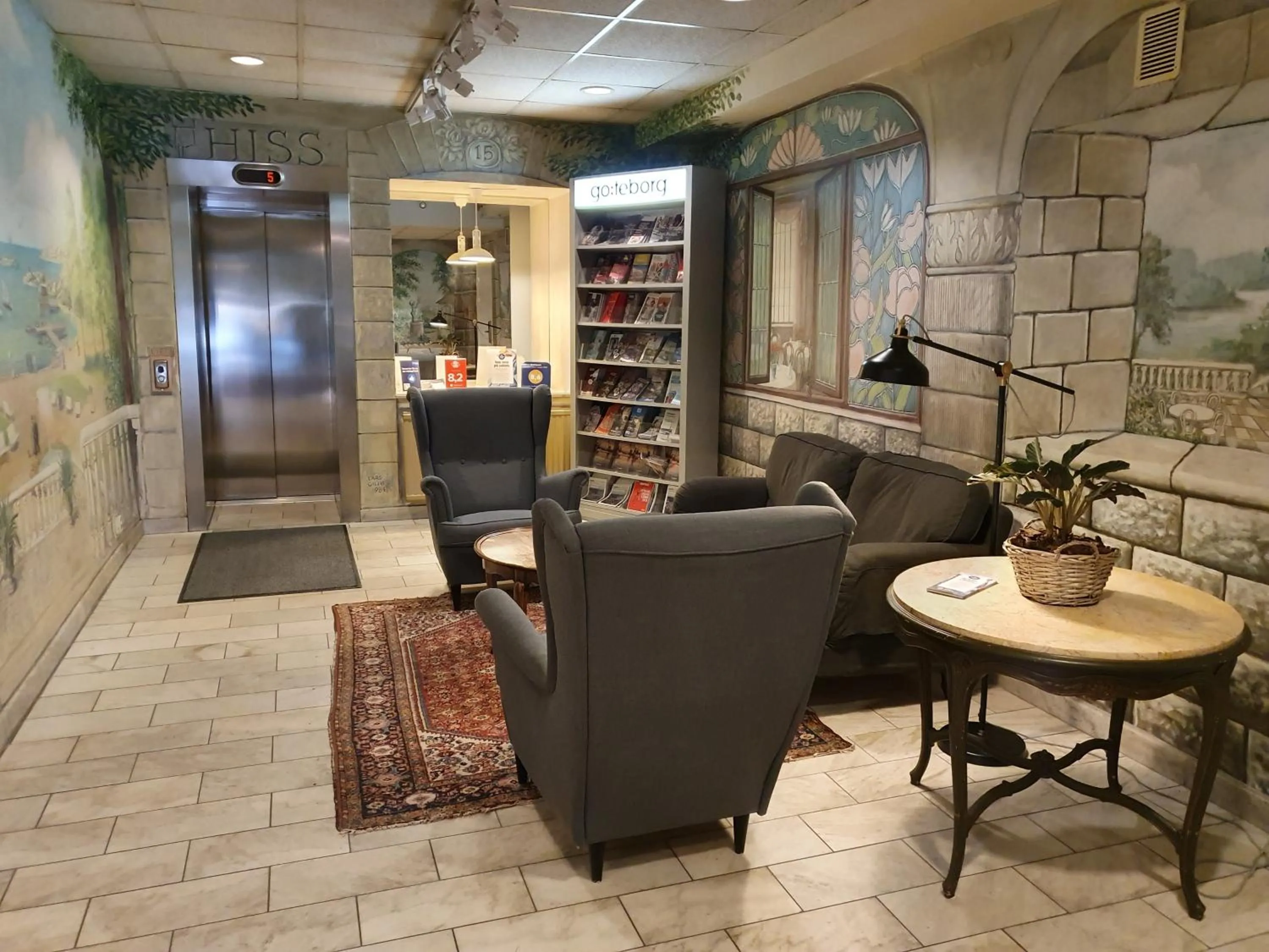 Lobby or reception in Hotel Lorensberg