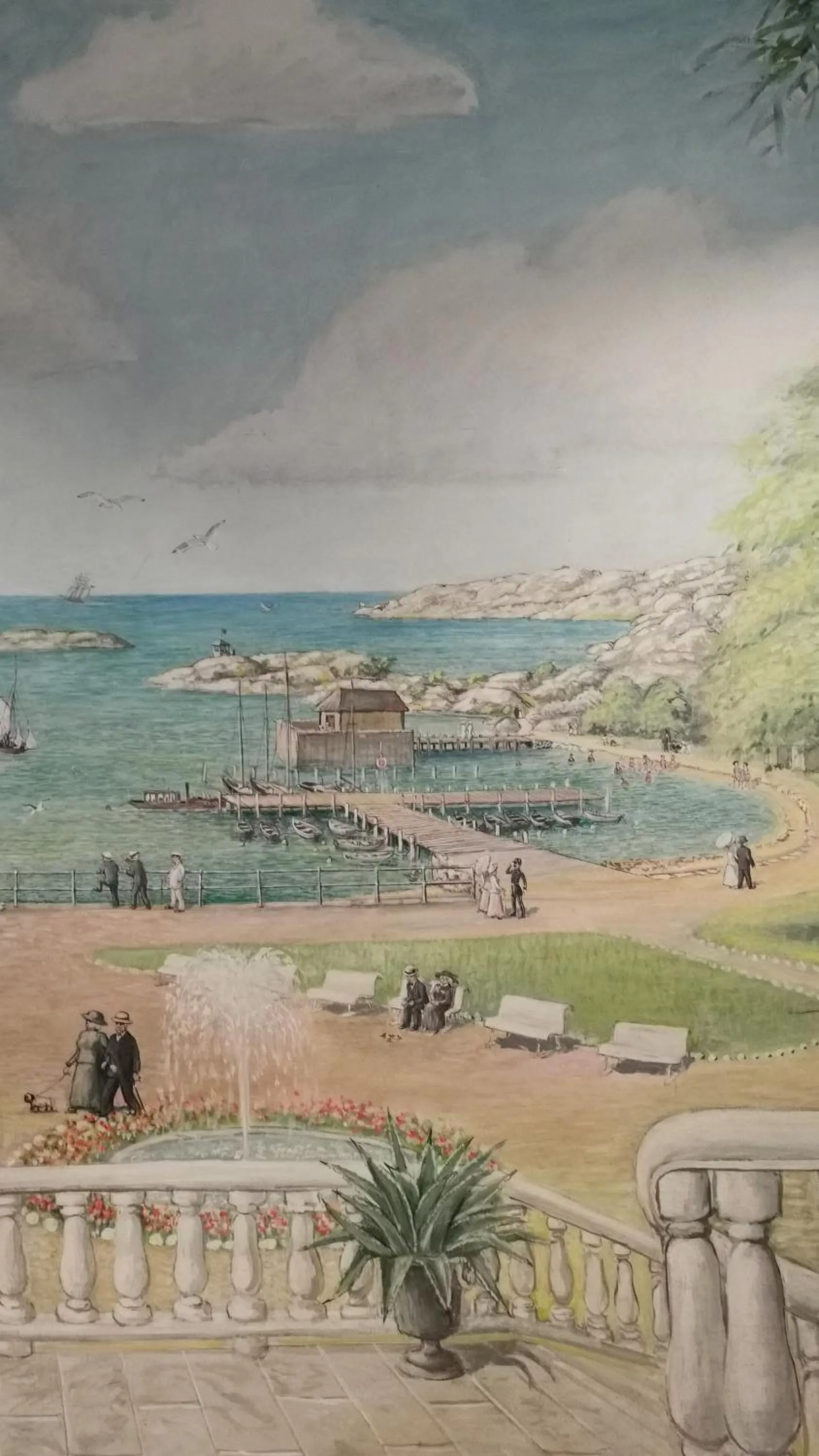 Decorative detail in Hotel Lorensberg