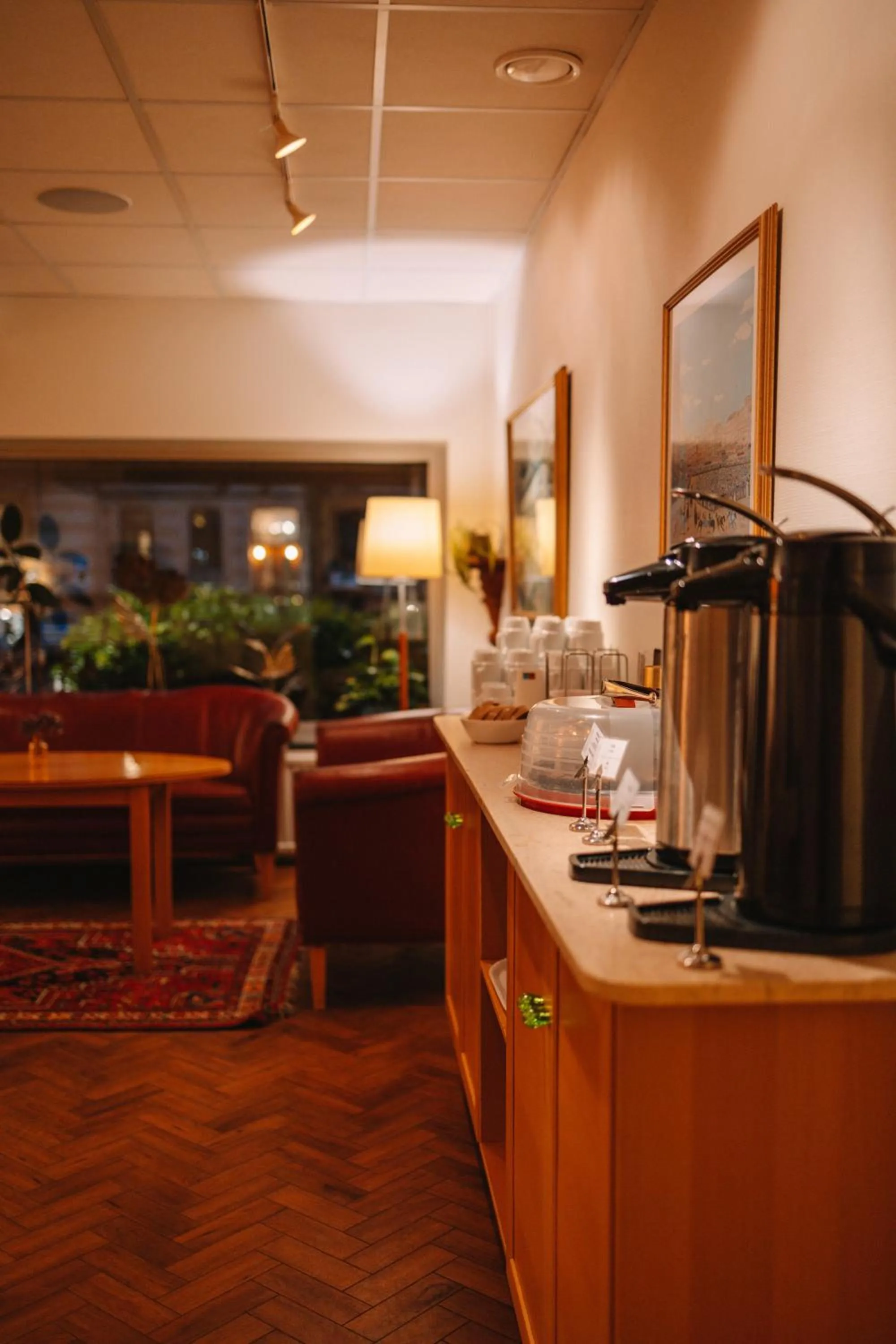 Communal lounge/ TV room in Hotel Lorensberg