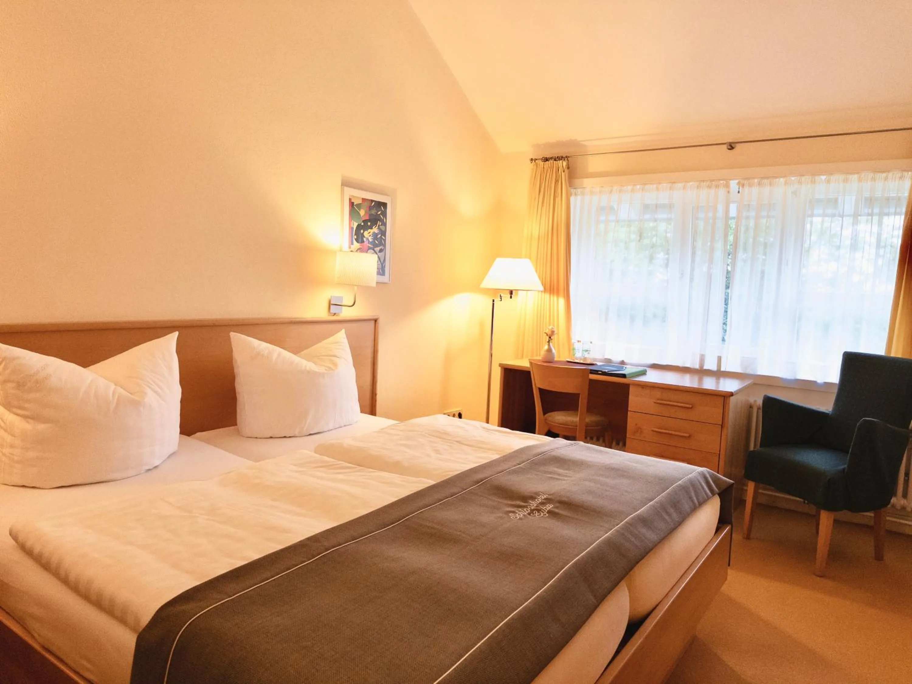 Photo of the whole room, Bed in Schlosshotel Eyba