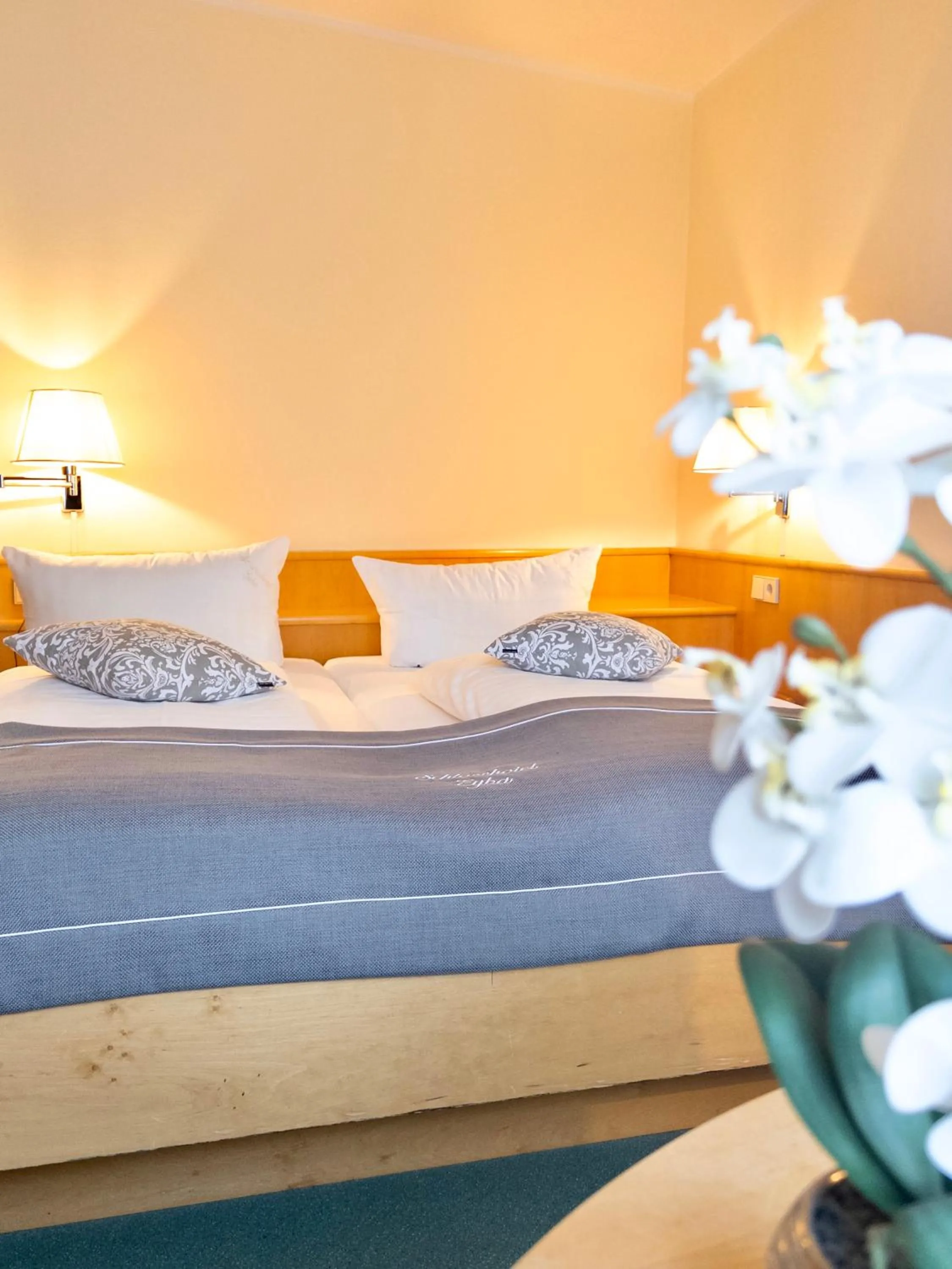 Photo of the whole room, Bed in Schlosshotel Eyba