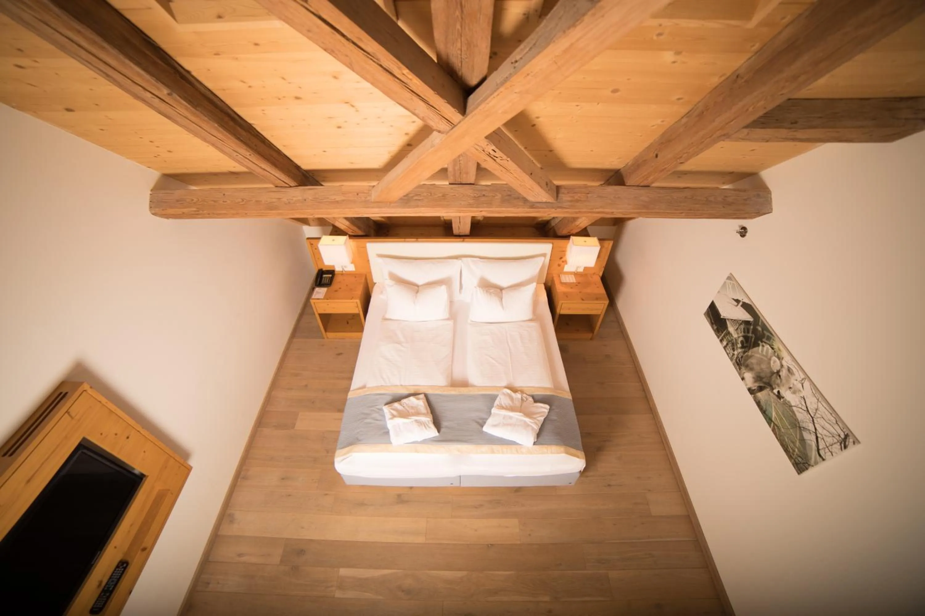 Bed in Hotel Friedheim Weggis