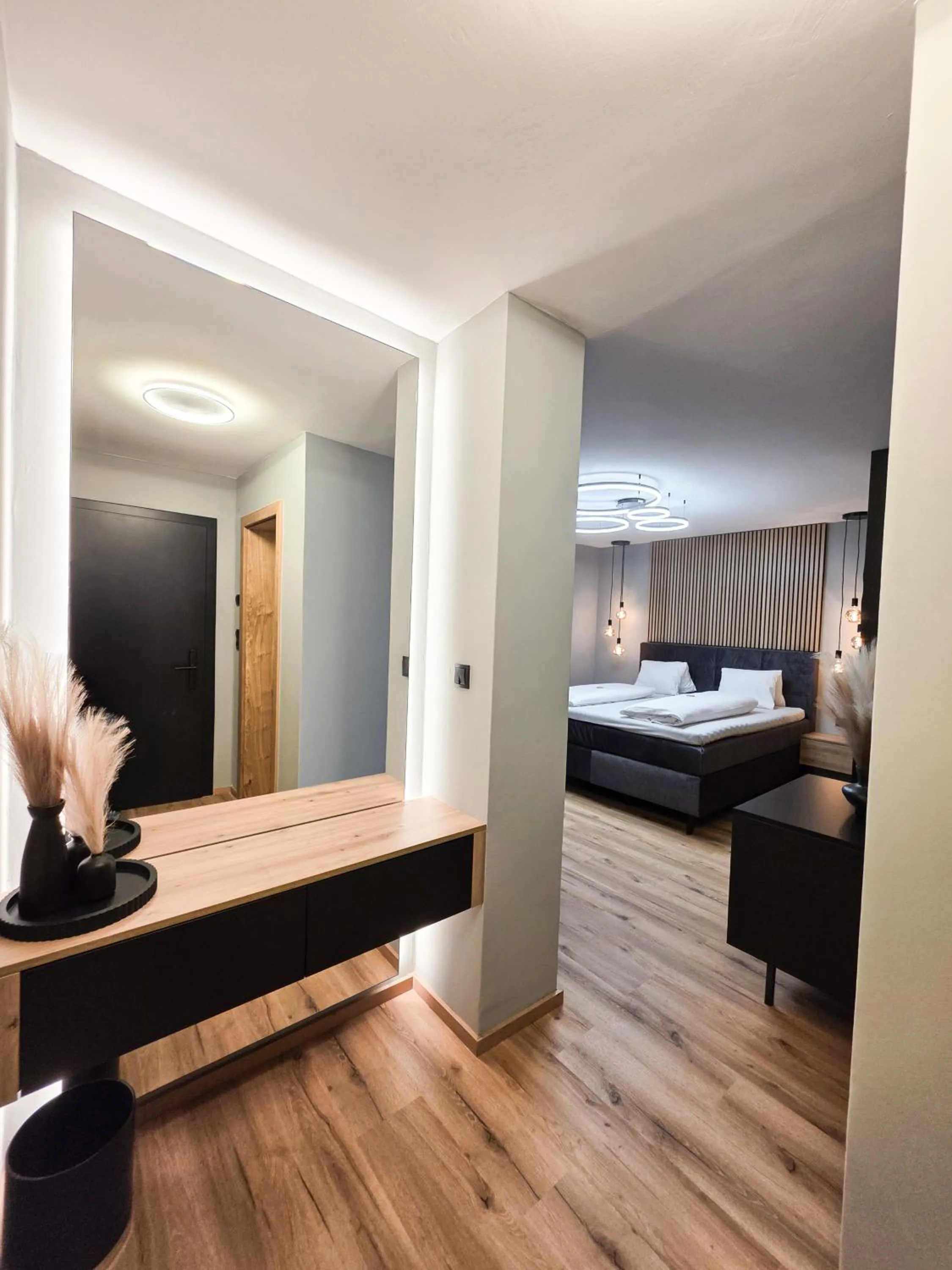 Photo of the whole room, Bed in Hotel Lärchenhof