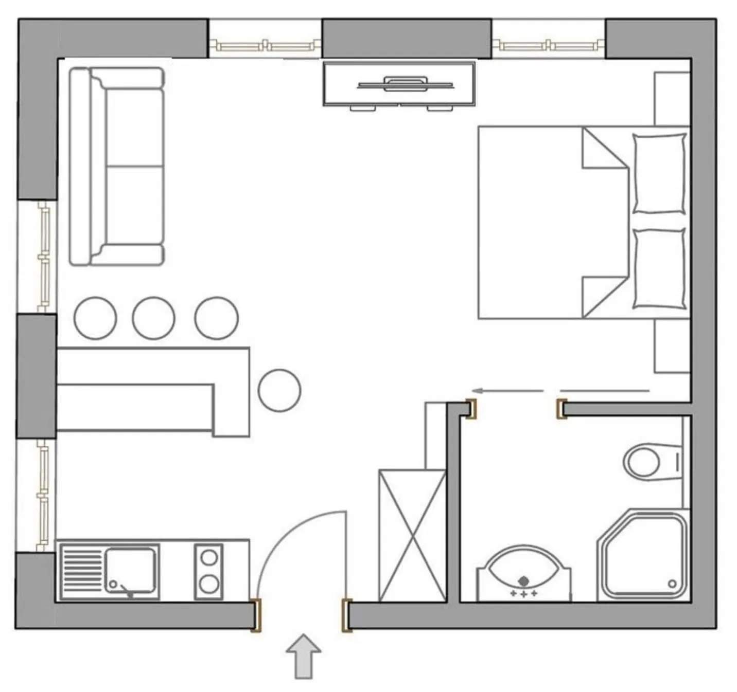 Floor plan in Tirolerhof - Appartementhaus