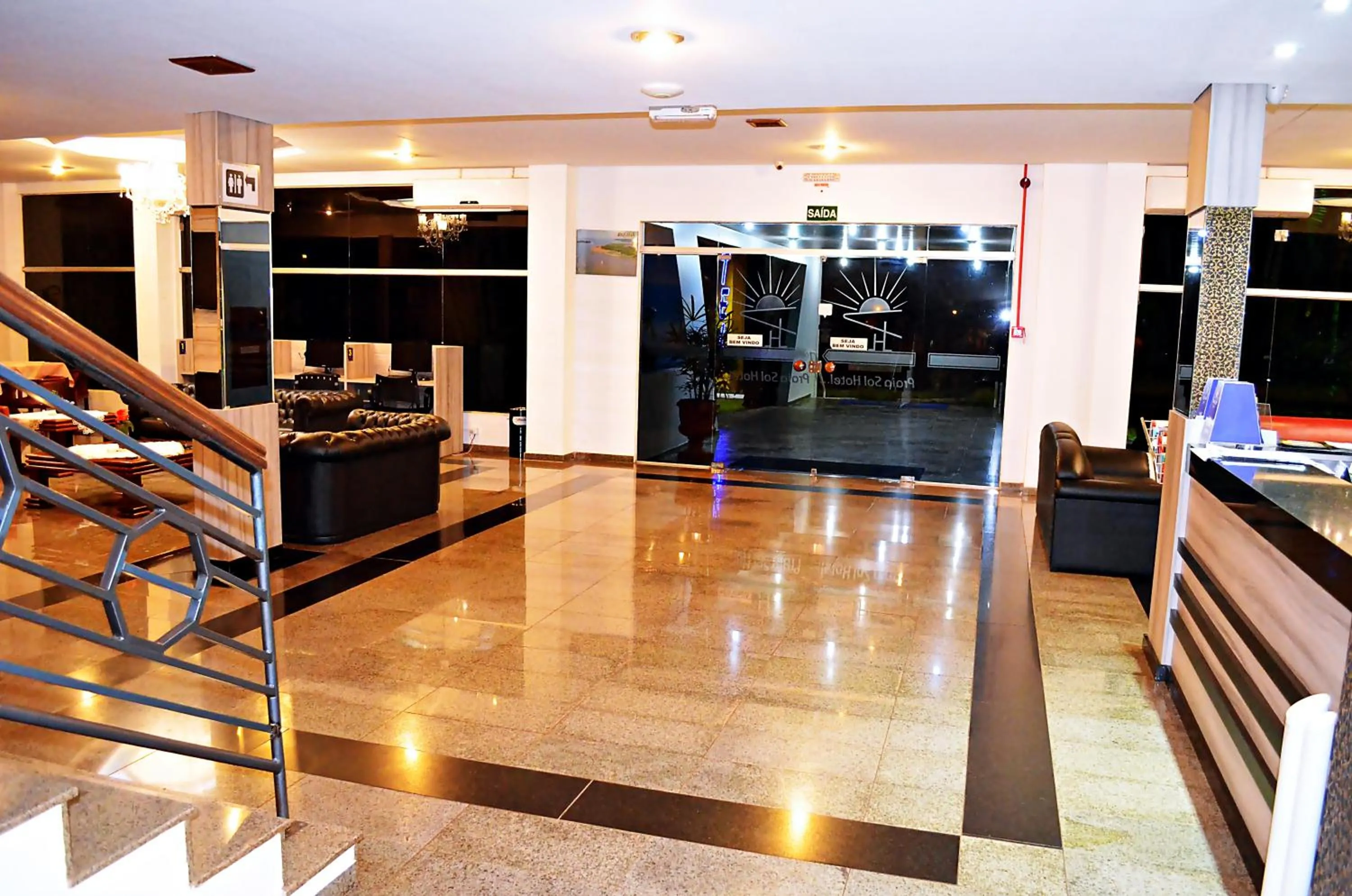 Lobby or reception in Praia Sol Hotel