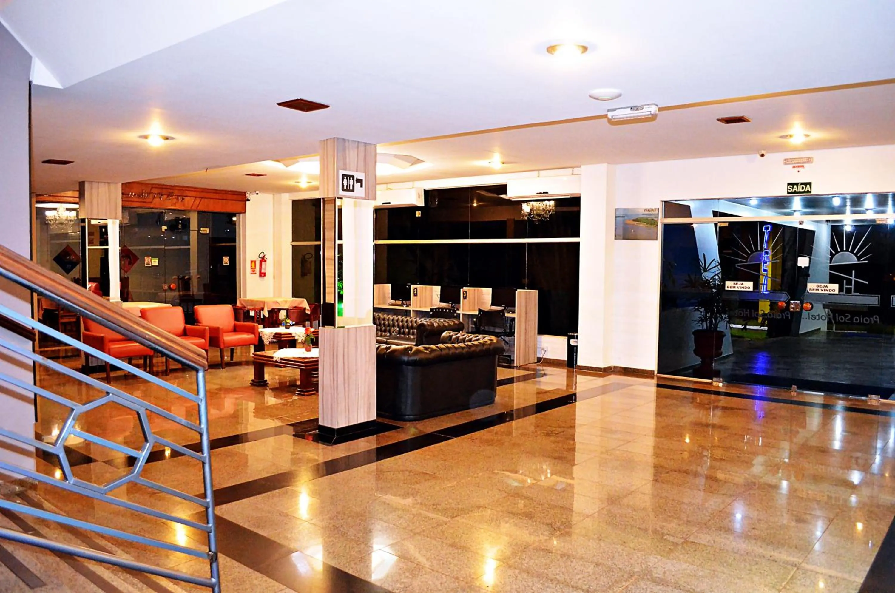 Lobby or reception in Praia Sol Hotel