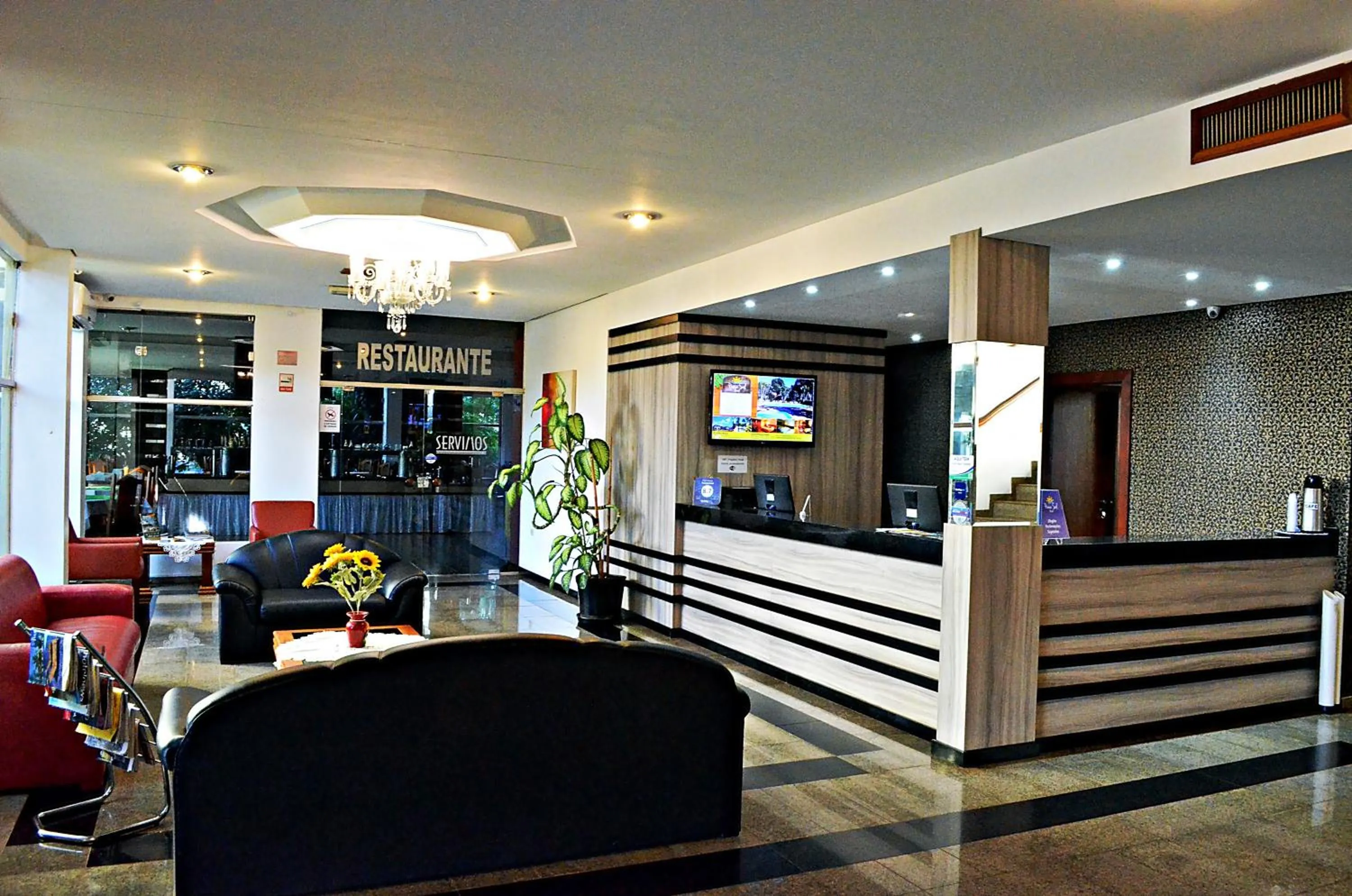 Lobby or reception in Praia Sol Hotel