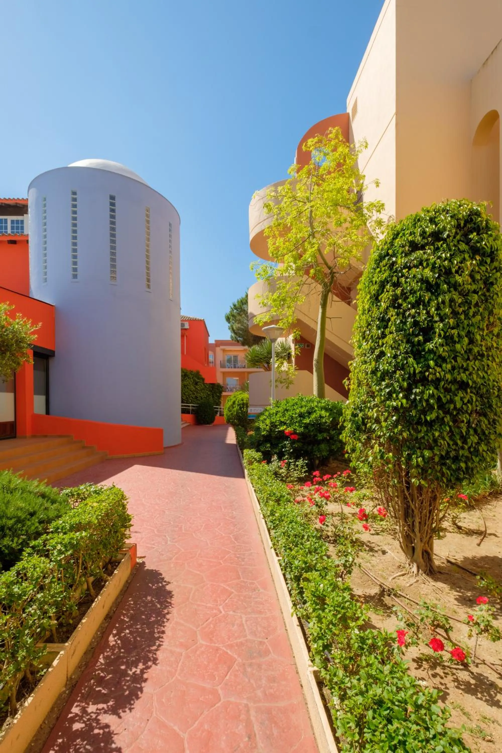 Patio in Aparthotel las Dunas