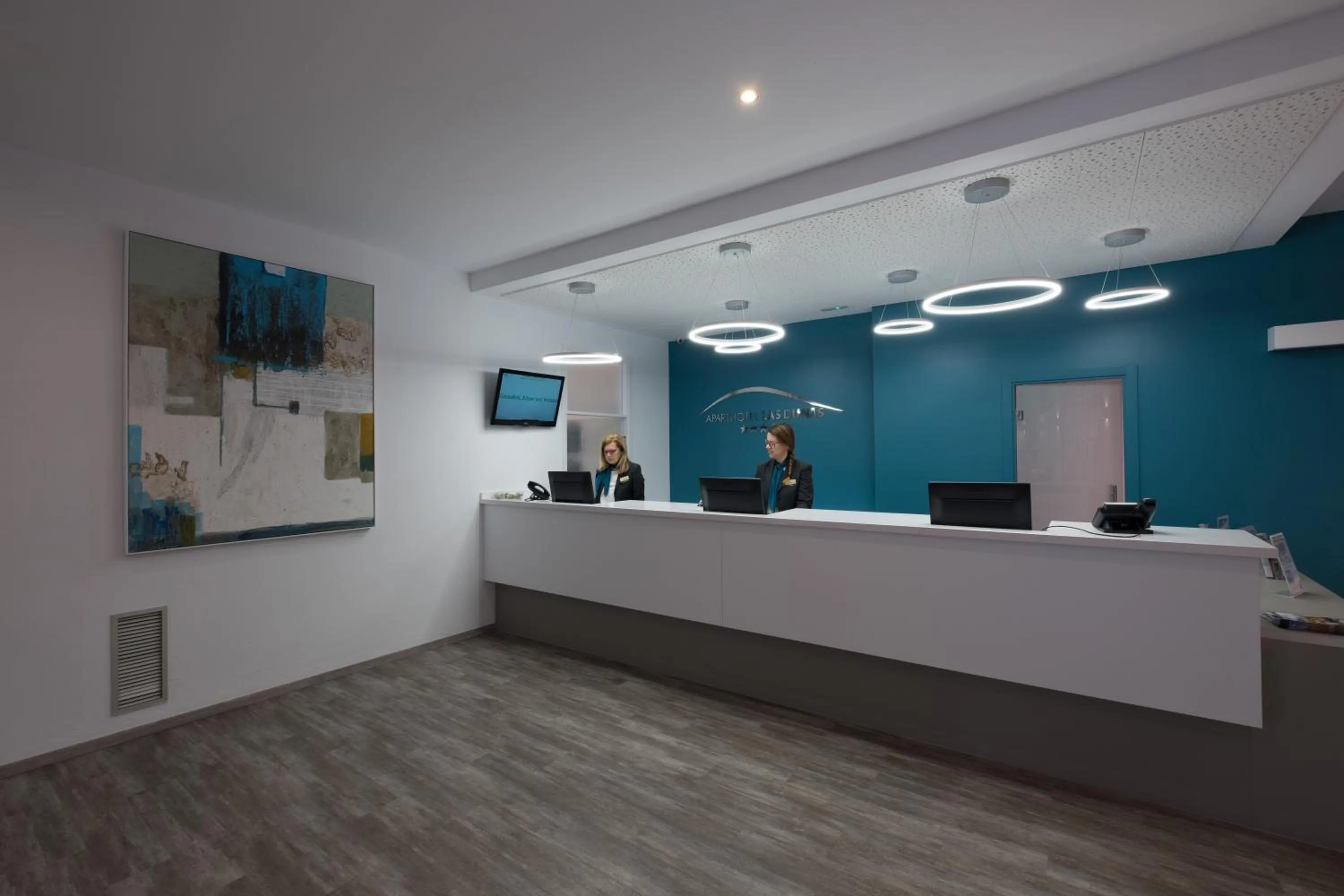 Lobby or reception in Aparthotel las Dunas