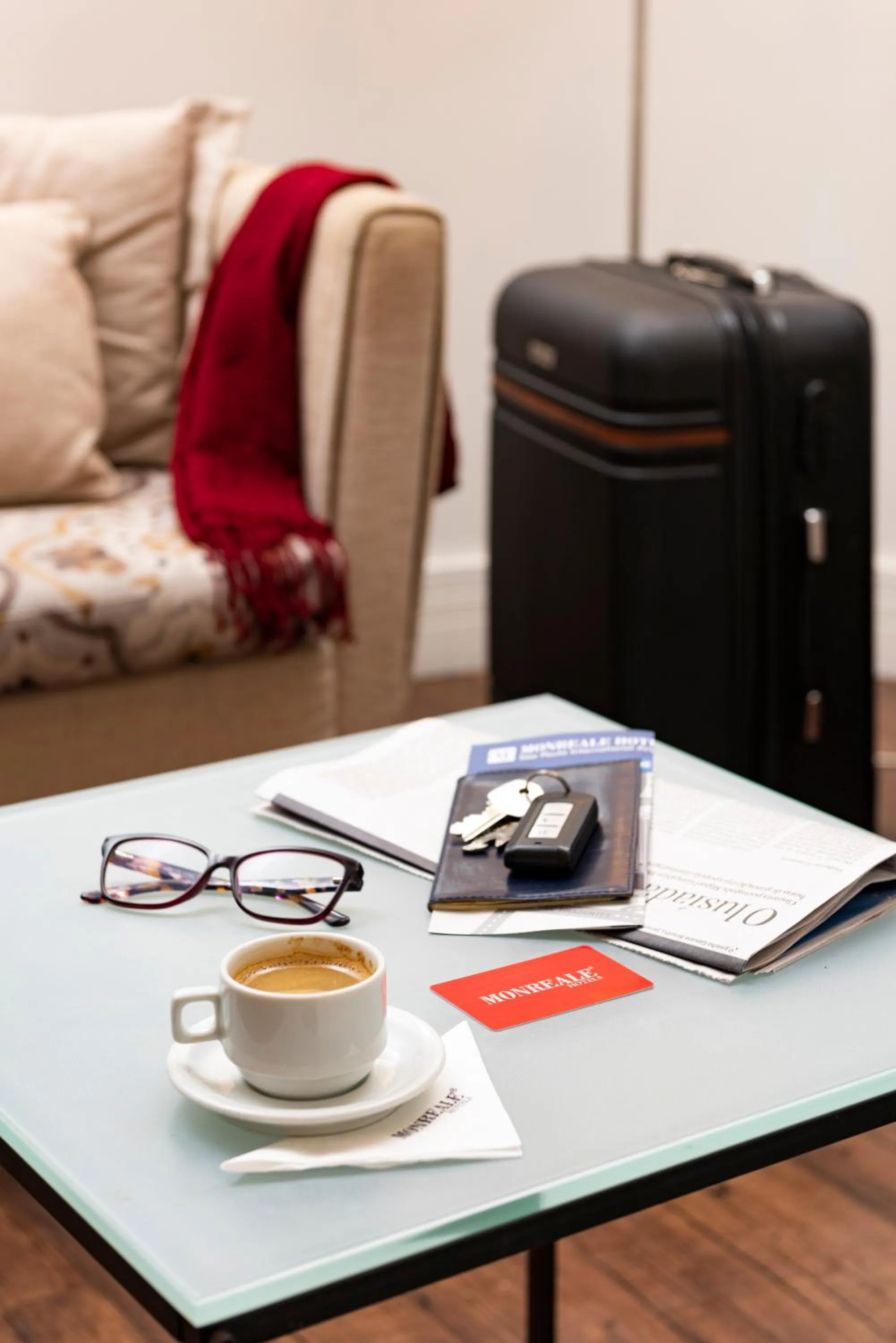 Lobby or reception in Monreale Plus Guarulhos International Airport