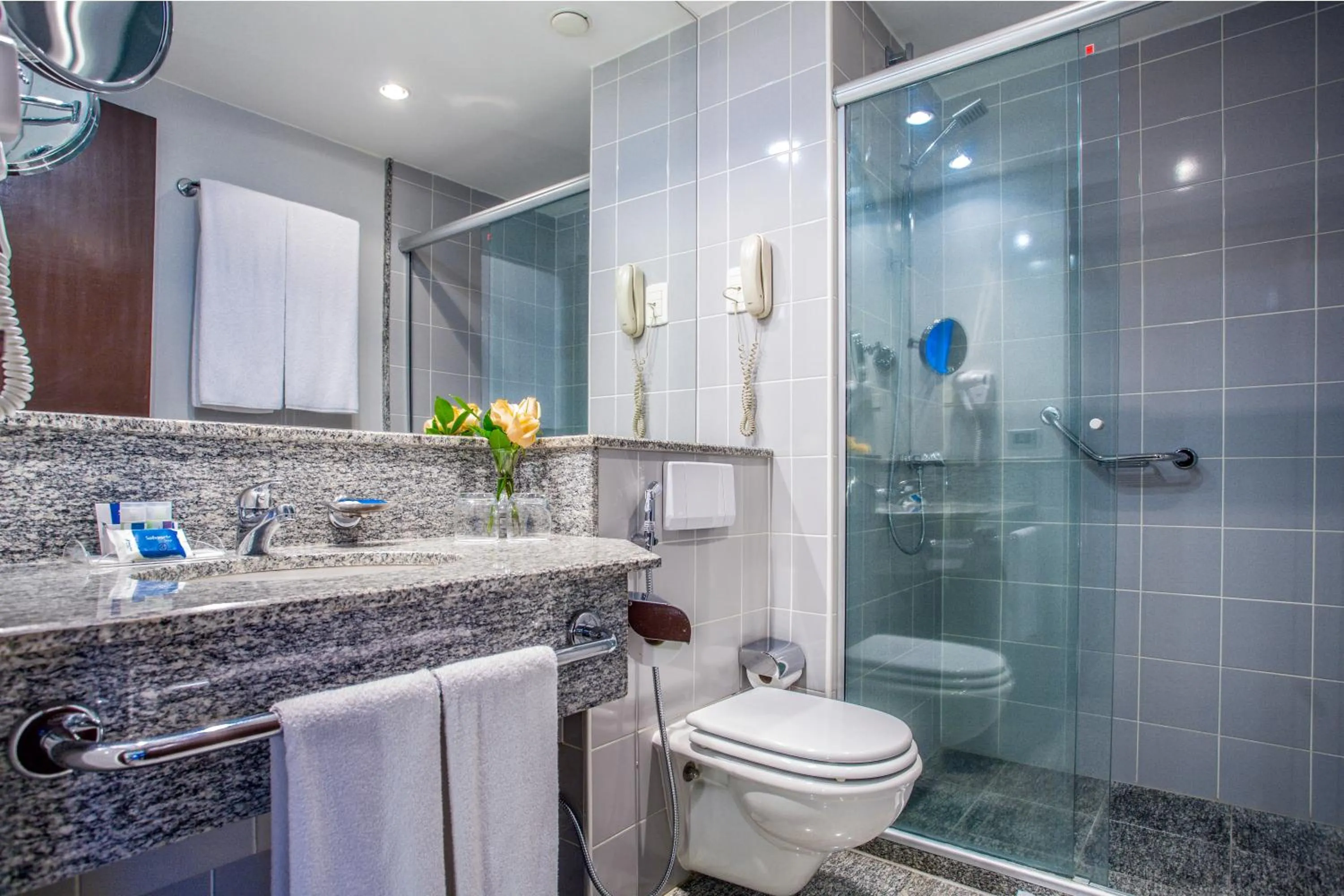 Bathroom in Blue Tree Premium Verbo Divino - Nações Unidas