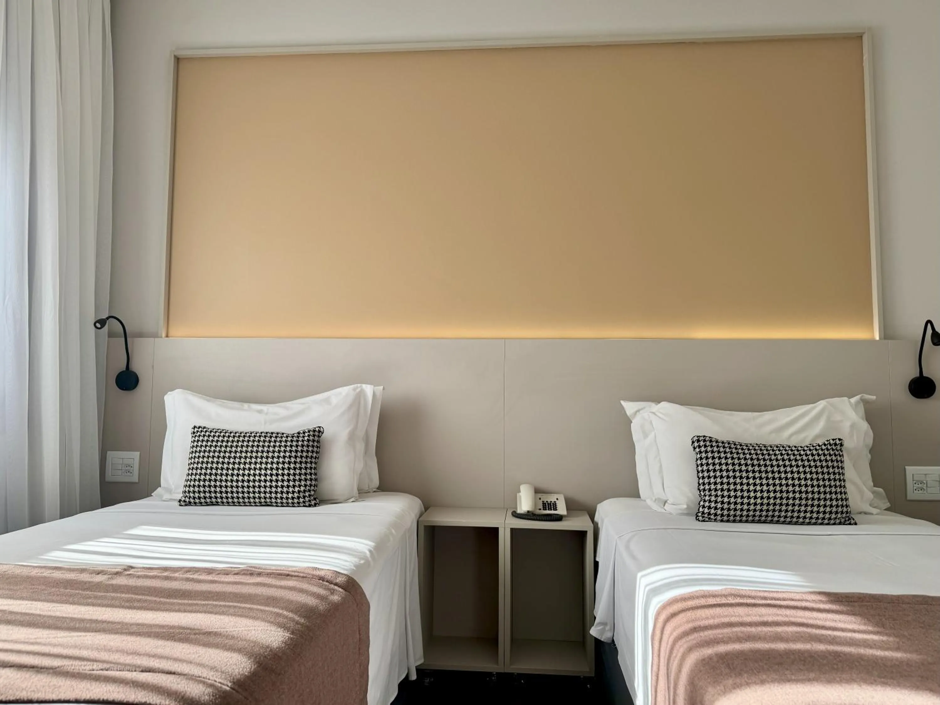 Bed in Blue Tree Towers Anália Franco - Tatuapé