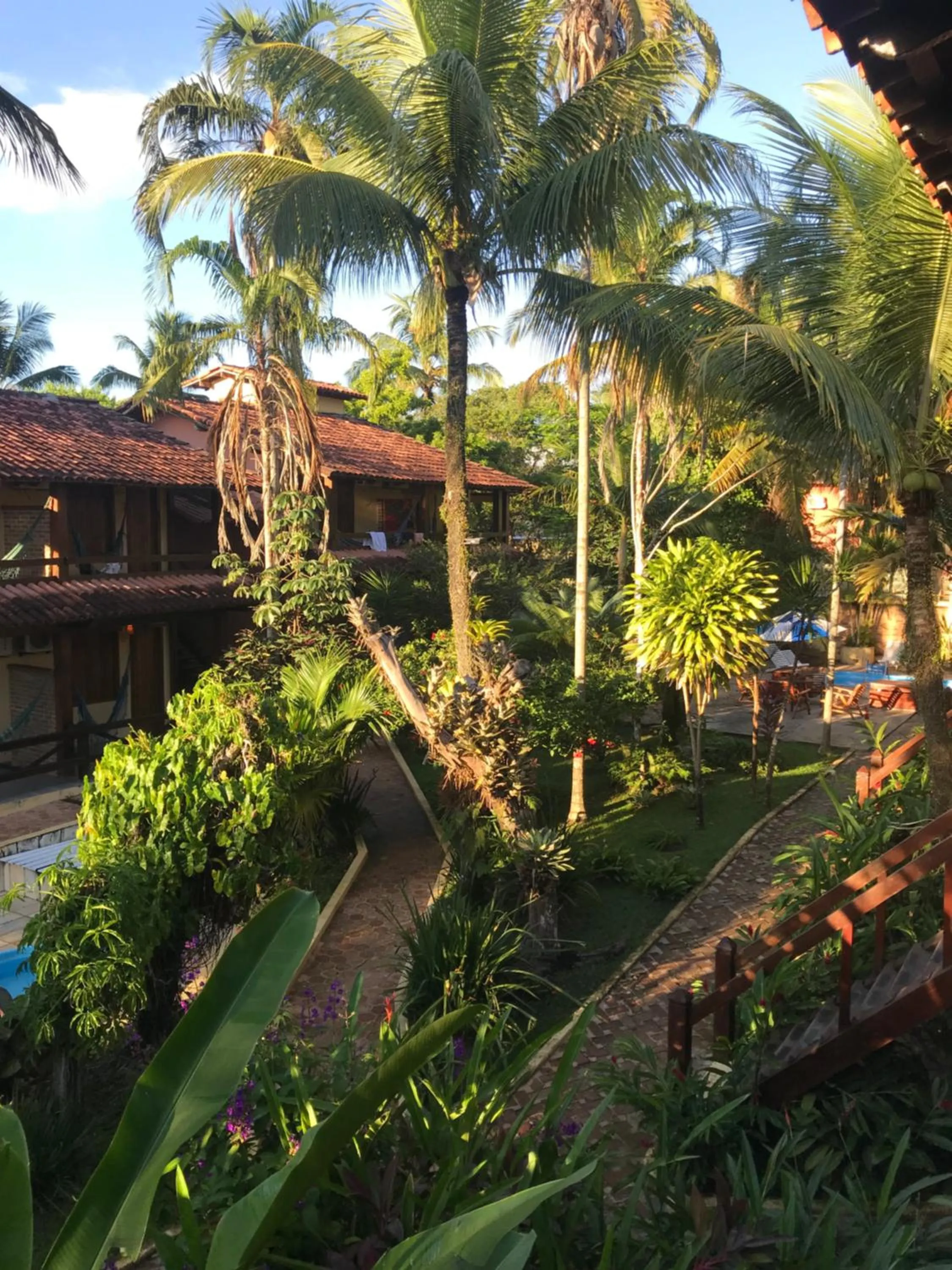 Garden view in Hotel Pousada Marambaia