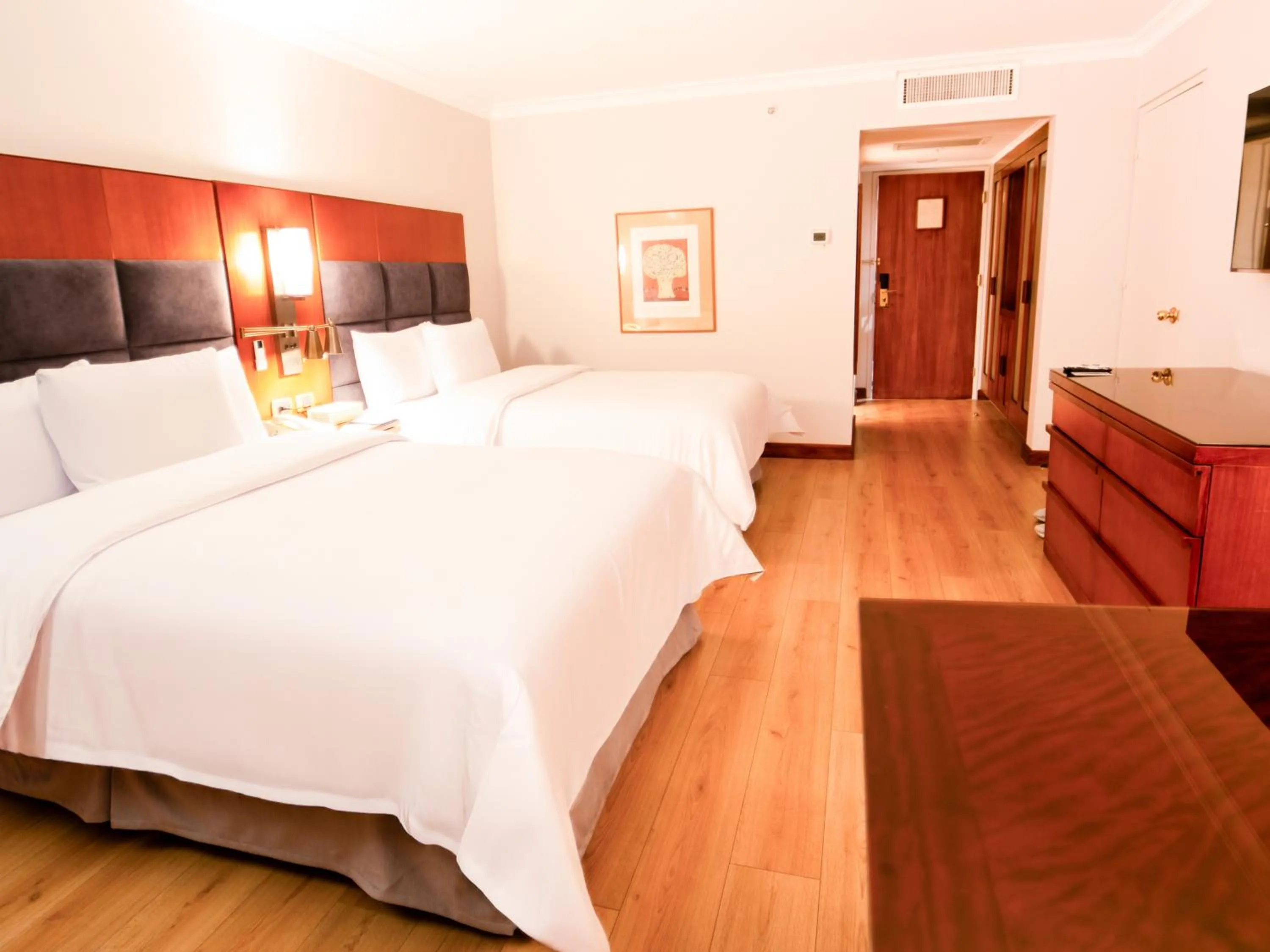 Bed in Swissotel Quito