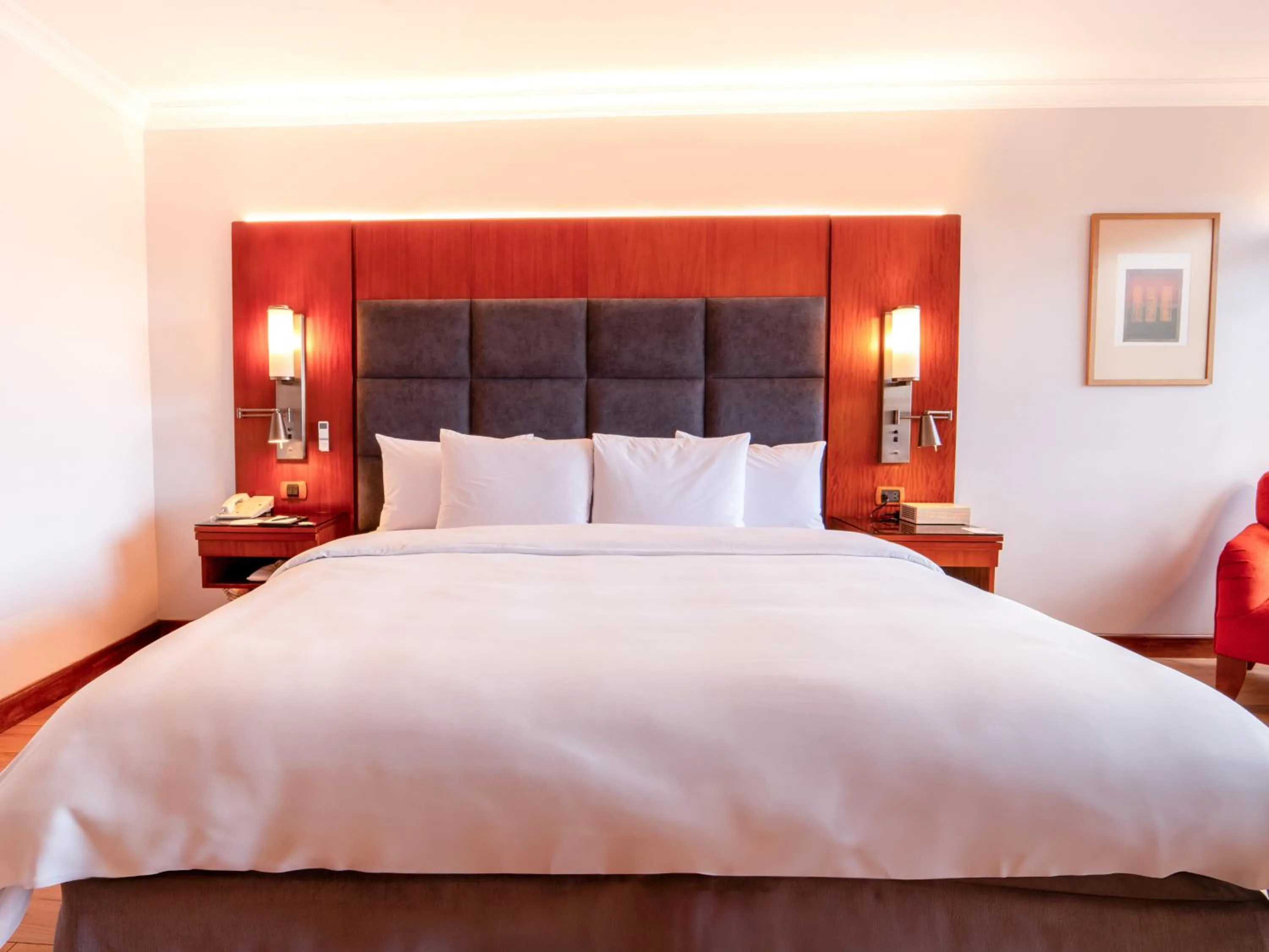 Bed in Swissotel Quito