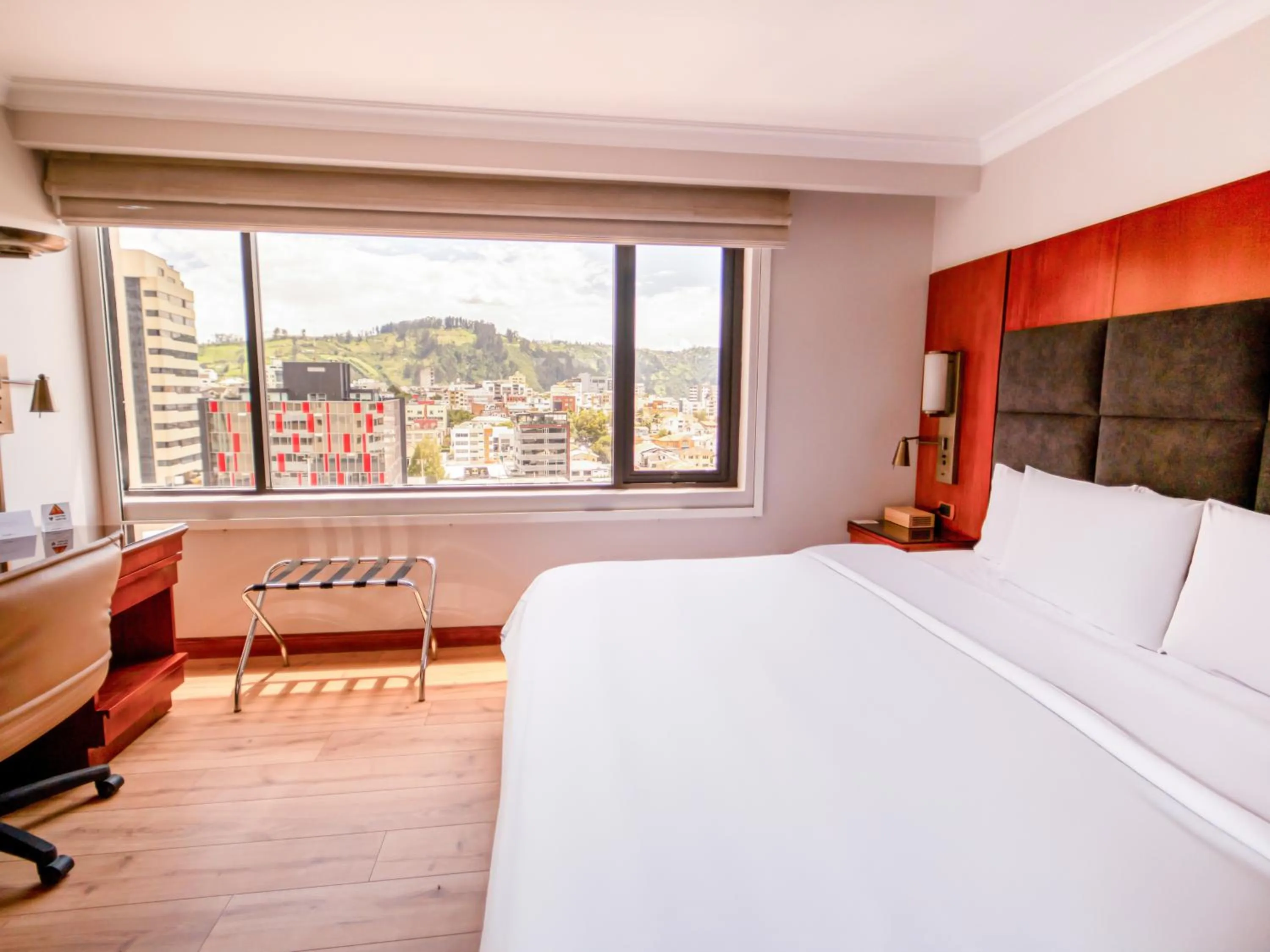 View (from property/room), Bed in Swissotel Quito