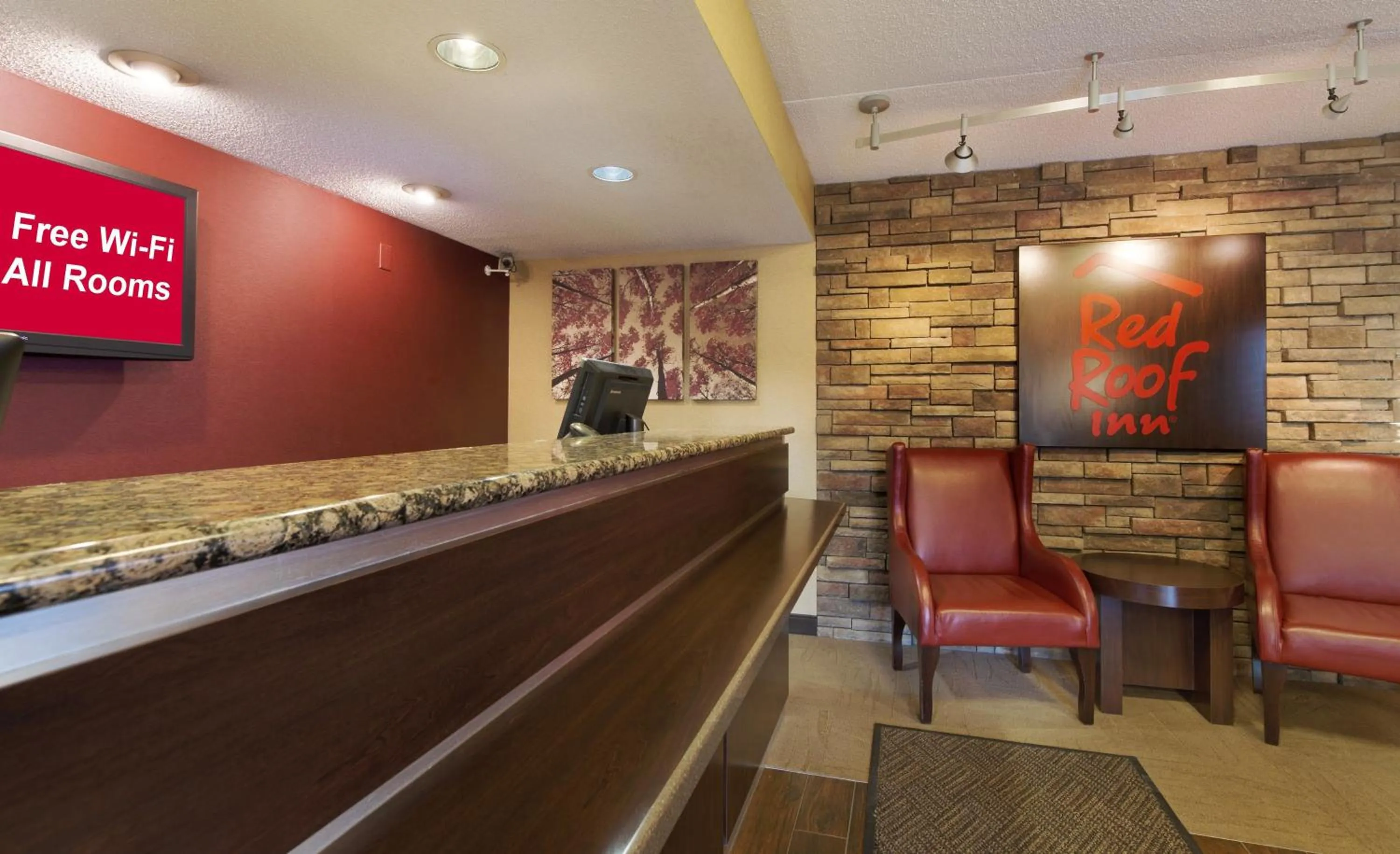 Lobby or reception in Red Roof Inn Detroit - Warren