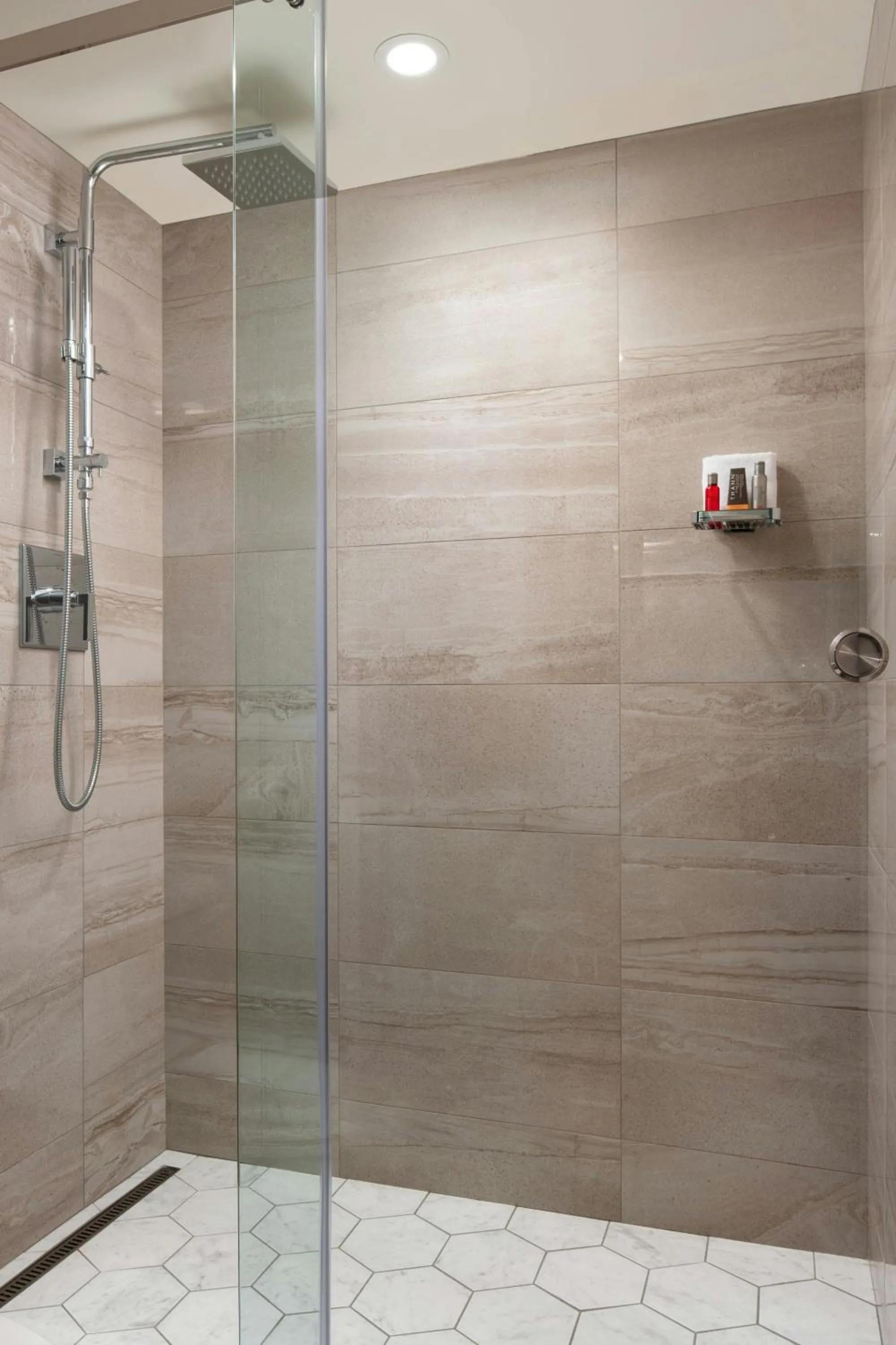 Bathroom in Vancouver Airport Marriott Hotel