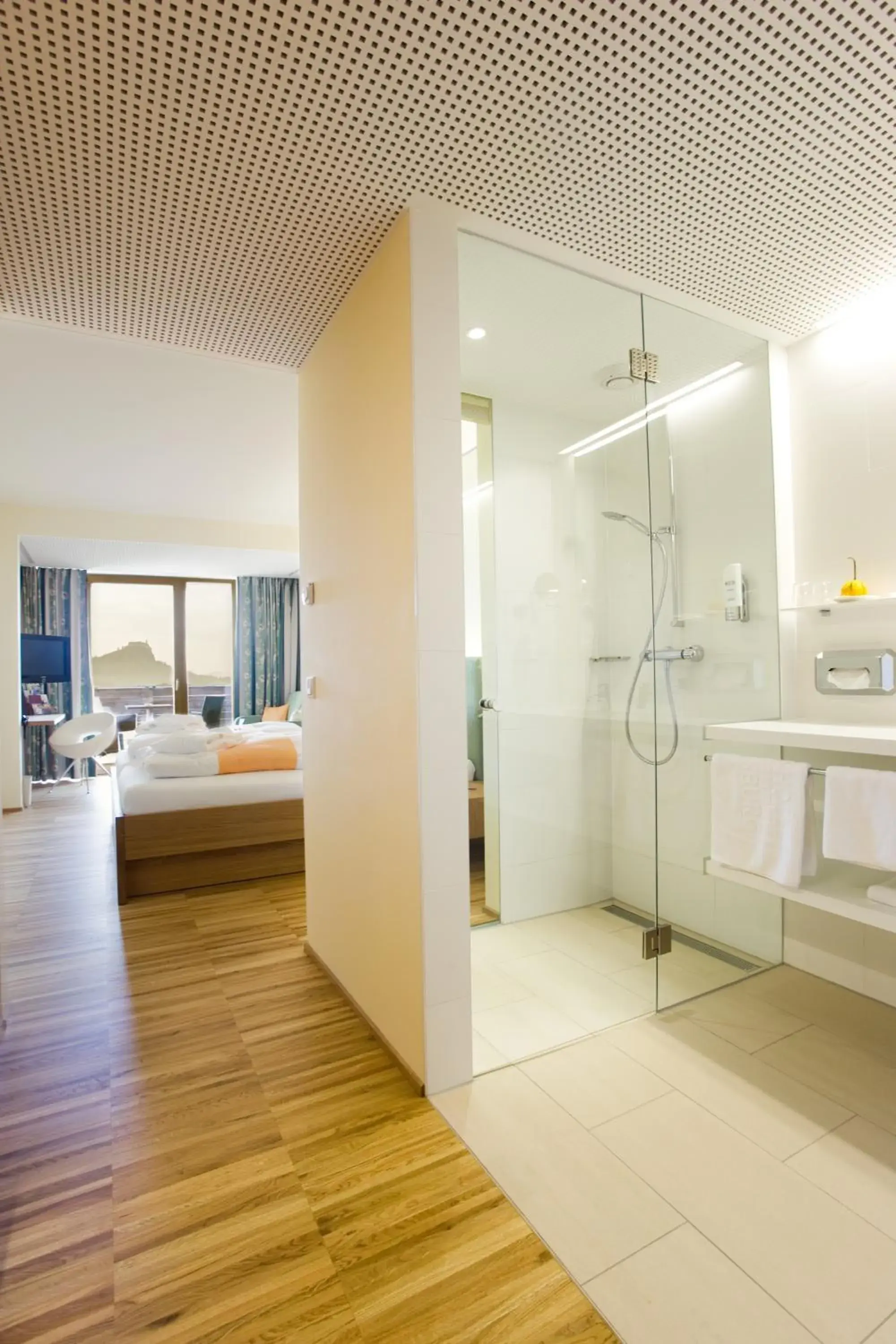 Comfort Double Room with Loggia in Genusshotel Riegersburg Comfort Double Room with Loggia in Genusshotel Riegersburg