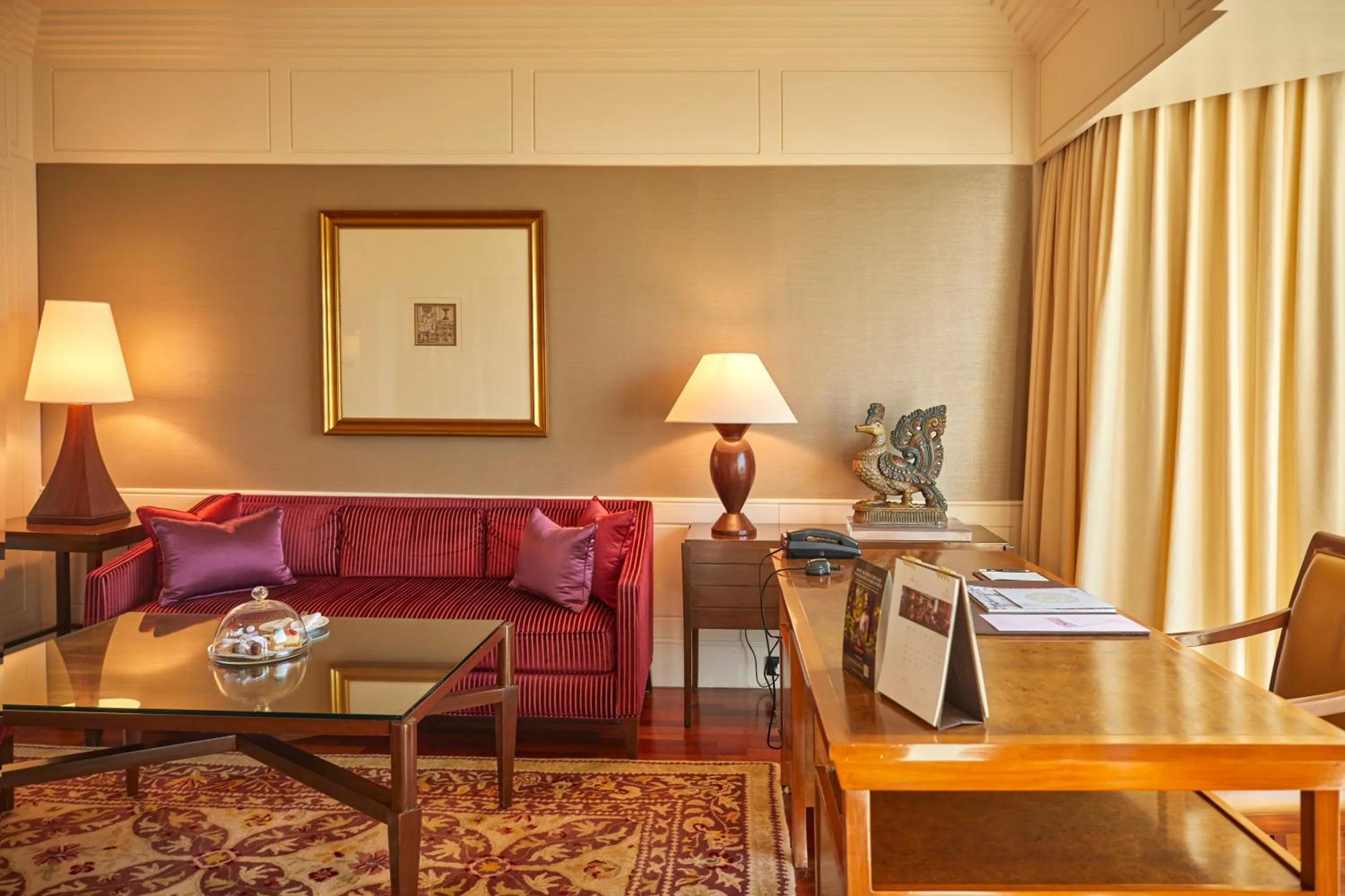 Living room in The Leela Mumbai