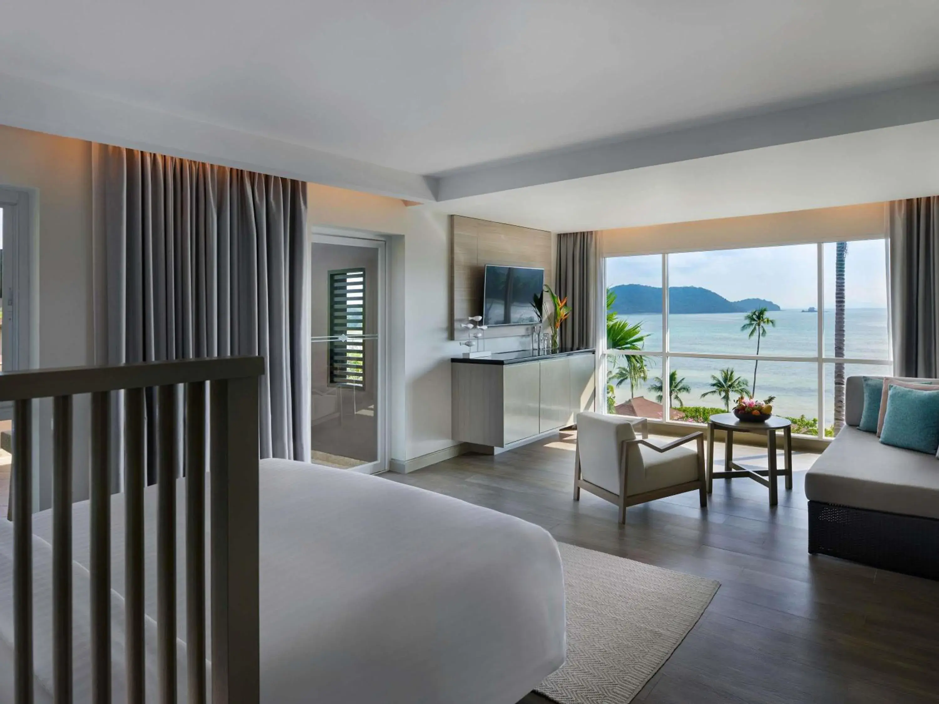 Deluxe Suite, King Bed and Terrace in Pullman Phuket Panwa Beach Resort Deluxe Suite, King Bed and Terrace in Pullman Phuket Panwa Beach Resort