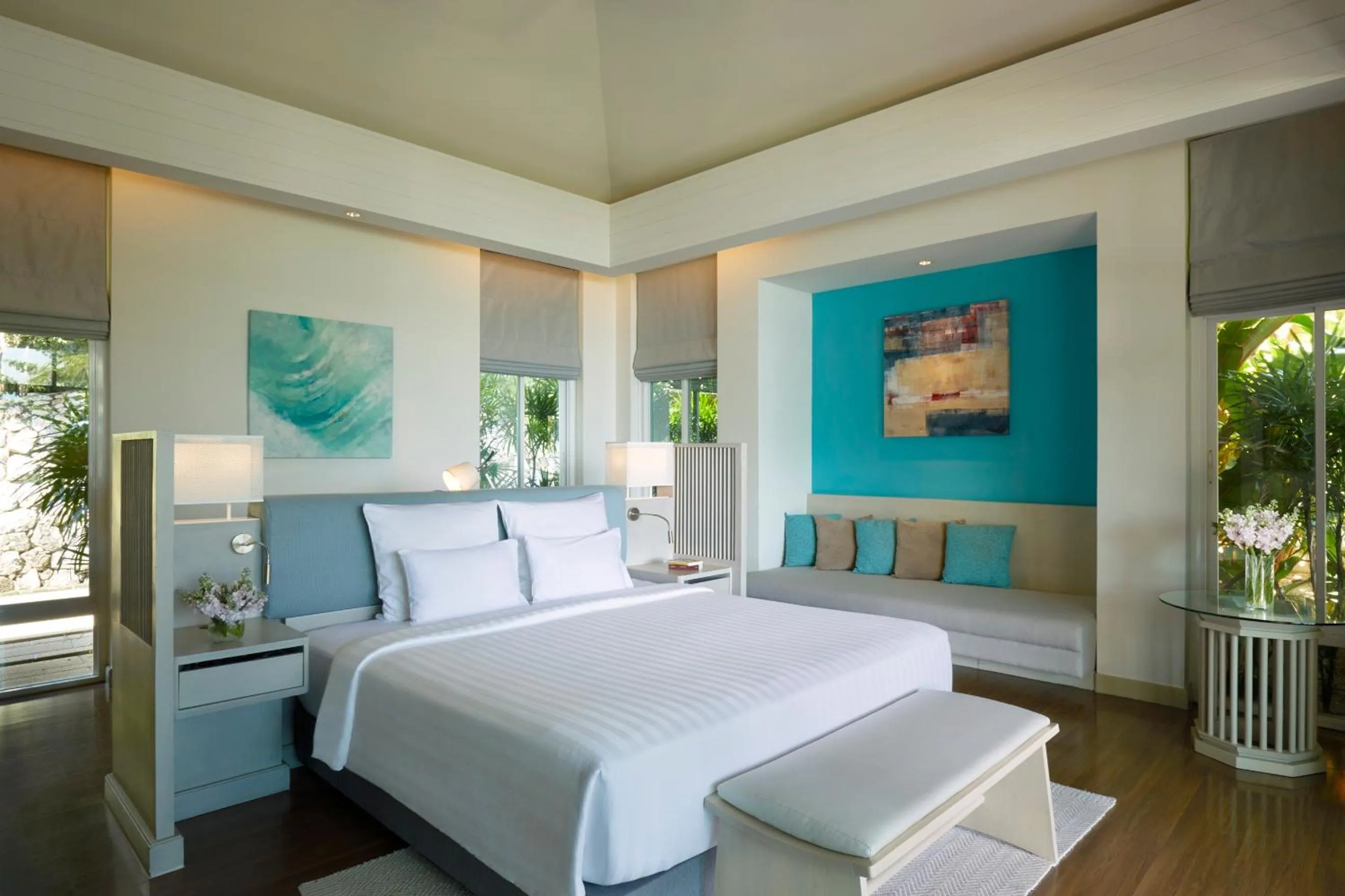 Bed in Pullman Phuket Panwa Beach Resort