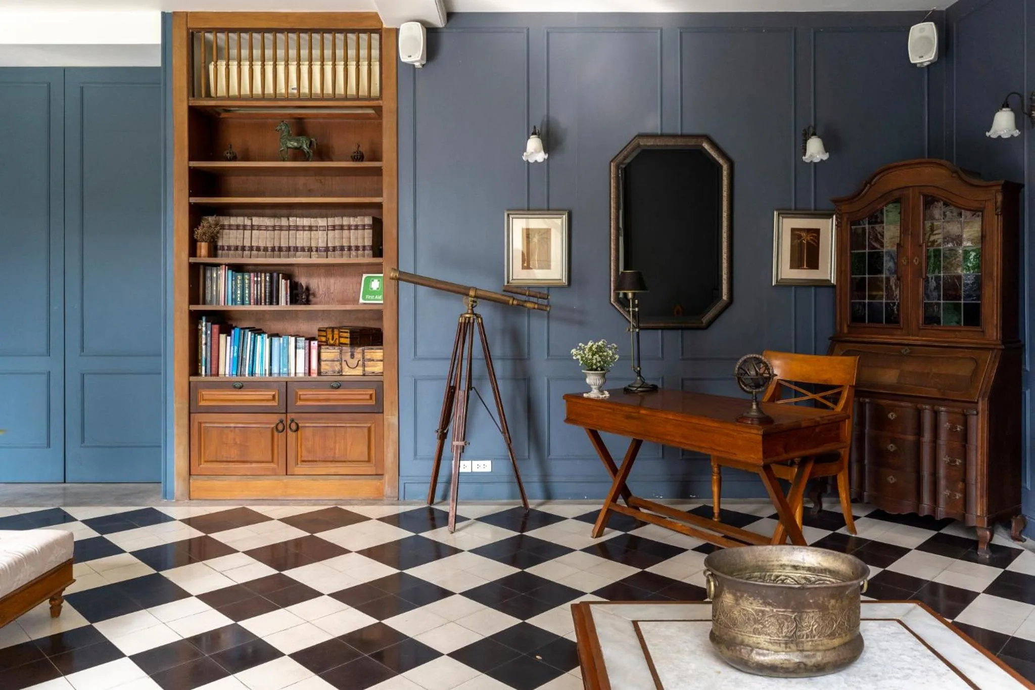 Library in Devasom Hua Hin Resort