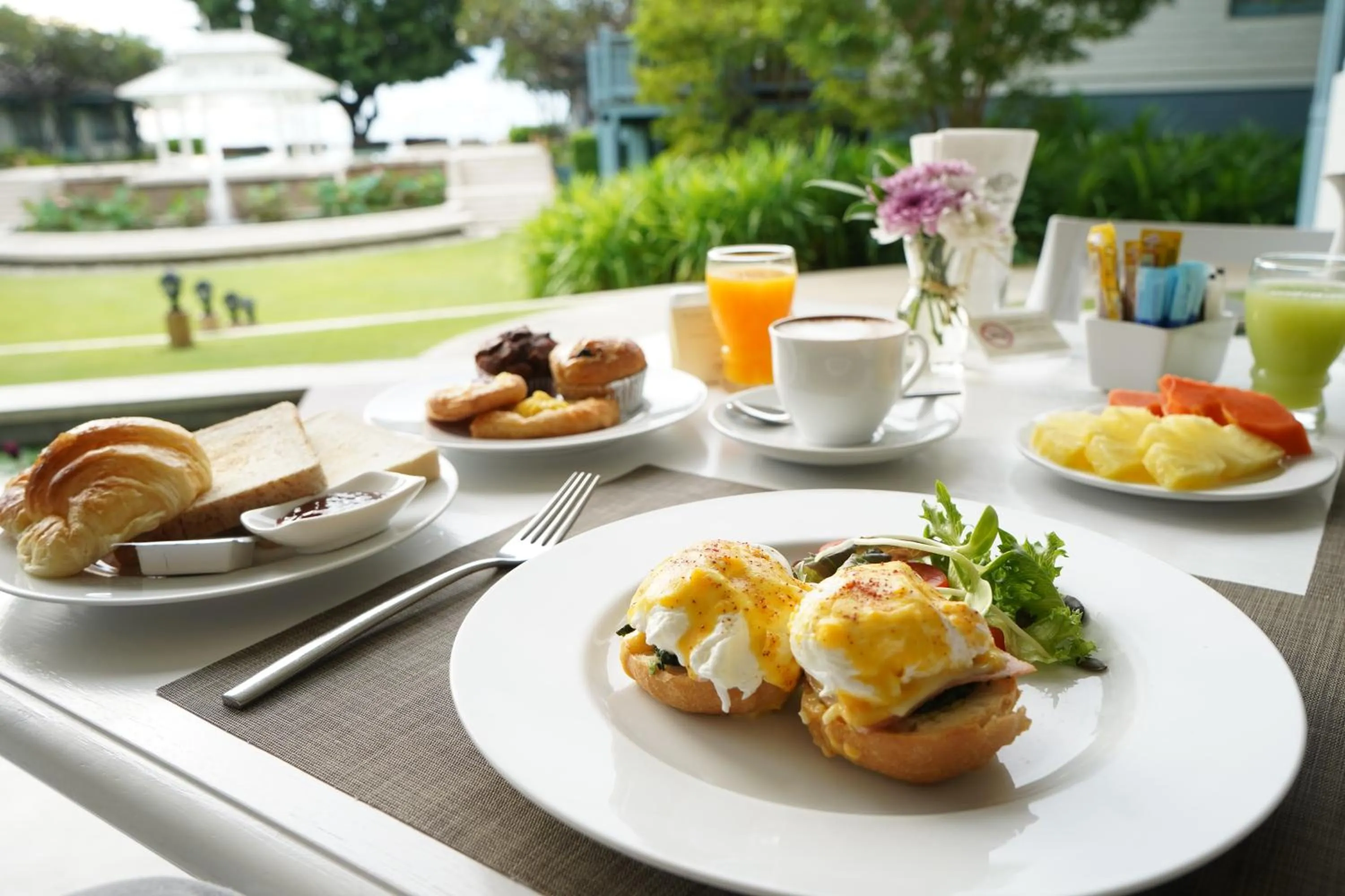 Buffet breakfast in Devasom Hua Hin Resort