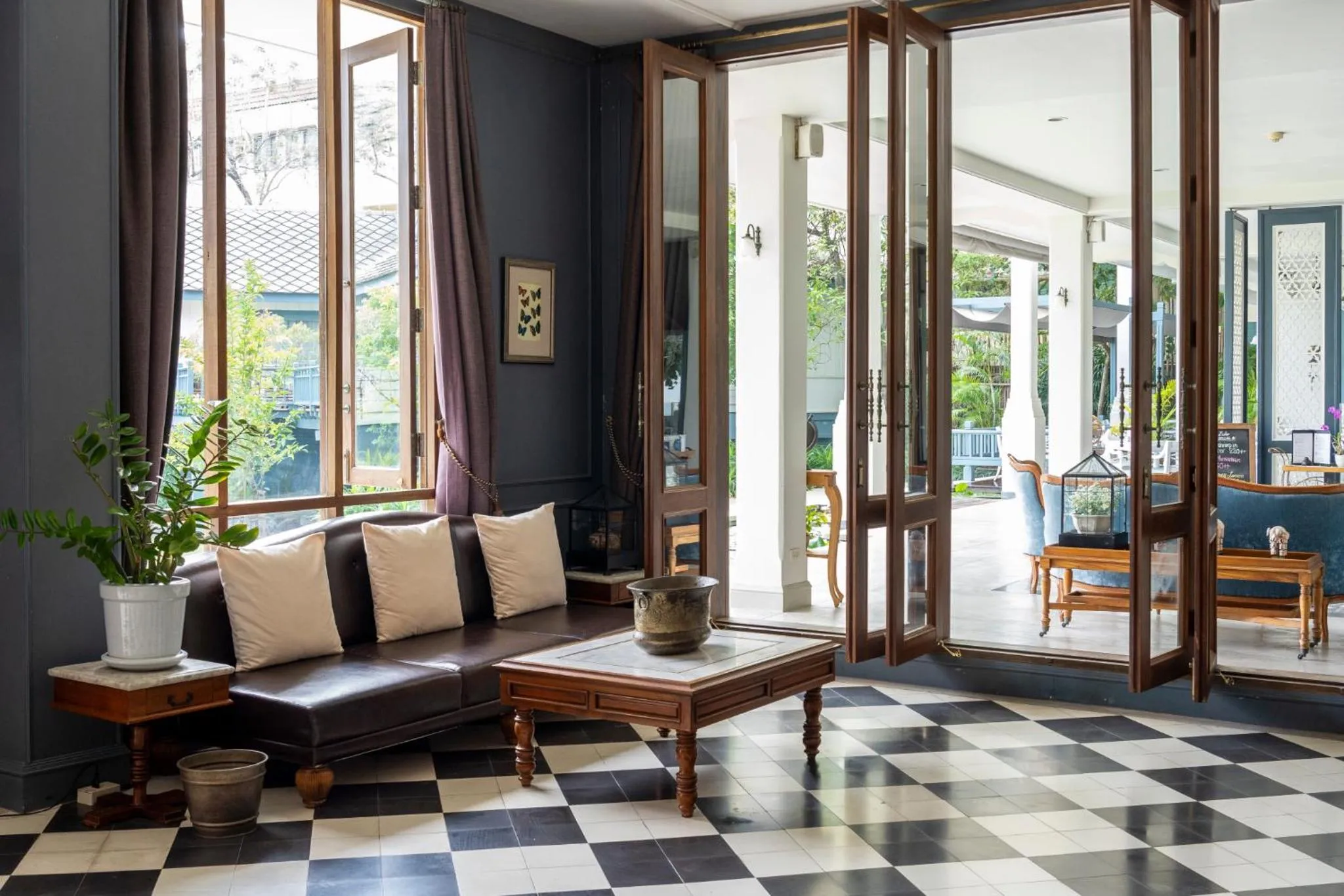 Library in Devasom Hua Hin Resort