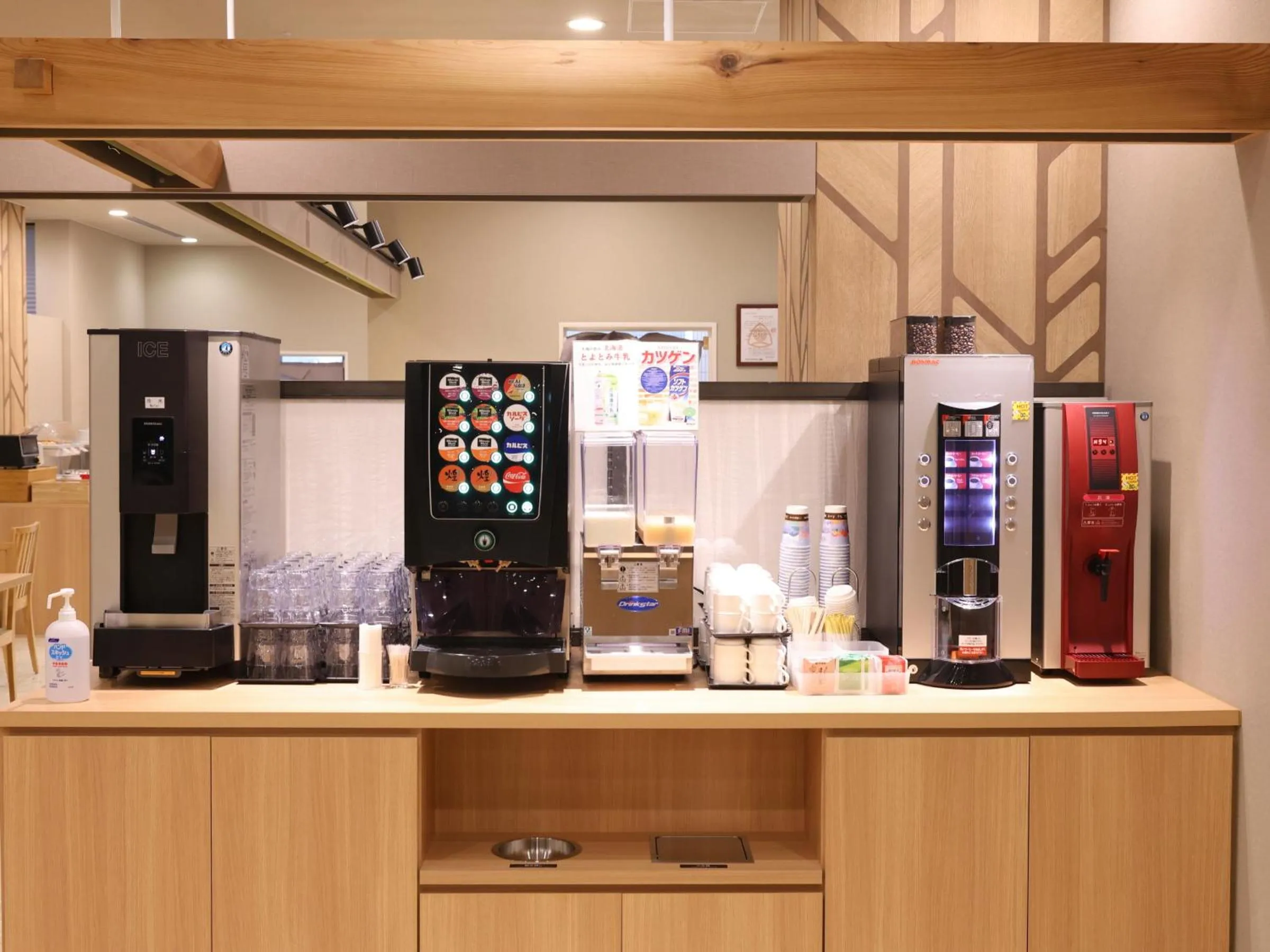 Food and drinks in Dormy Inn Wakkanai