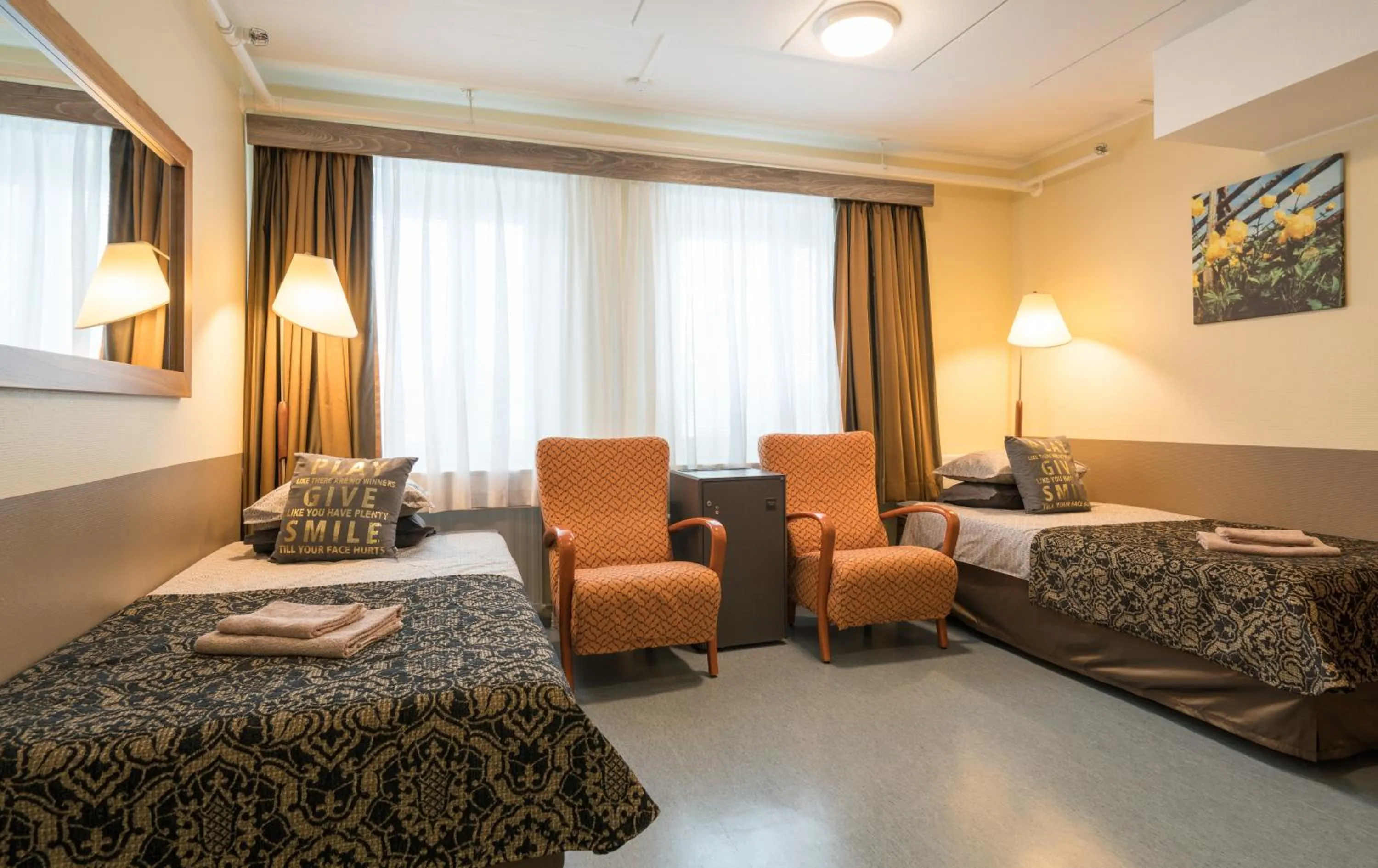 Photo of the whole room, Bed in Gasthaus Patruuna