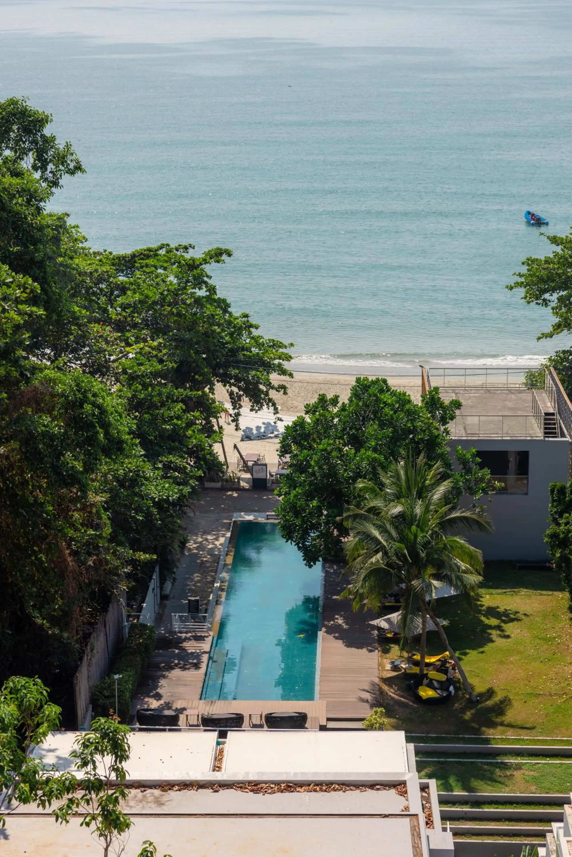 Bird's eye view in Q Resort Rayong
