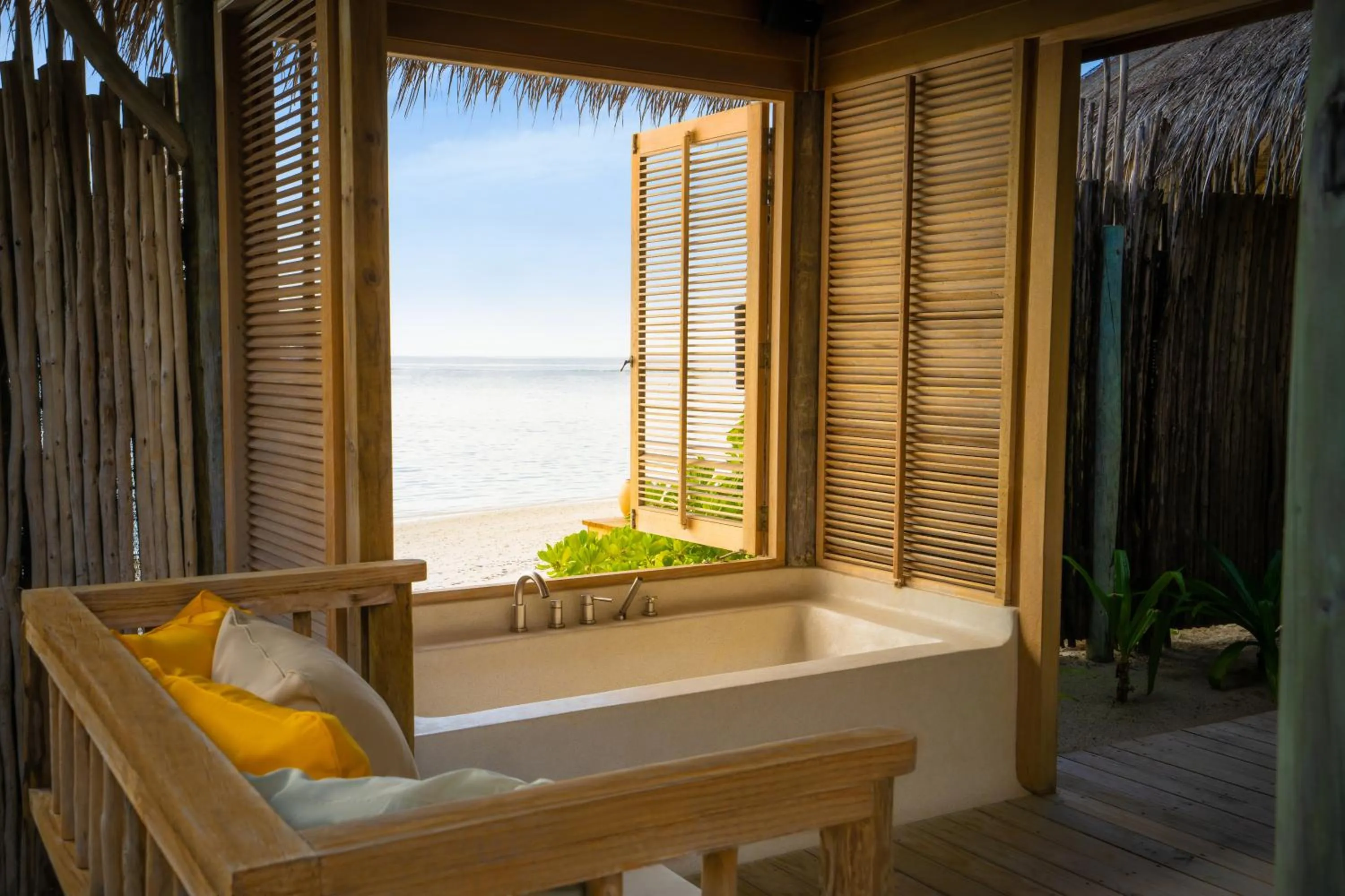 Sea view in Six Senses Laamu