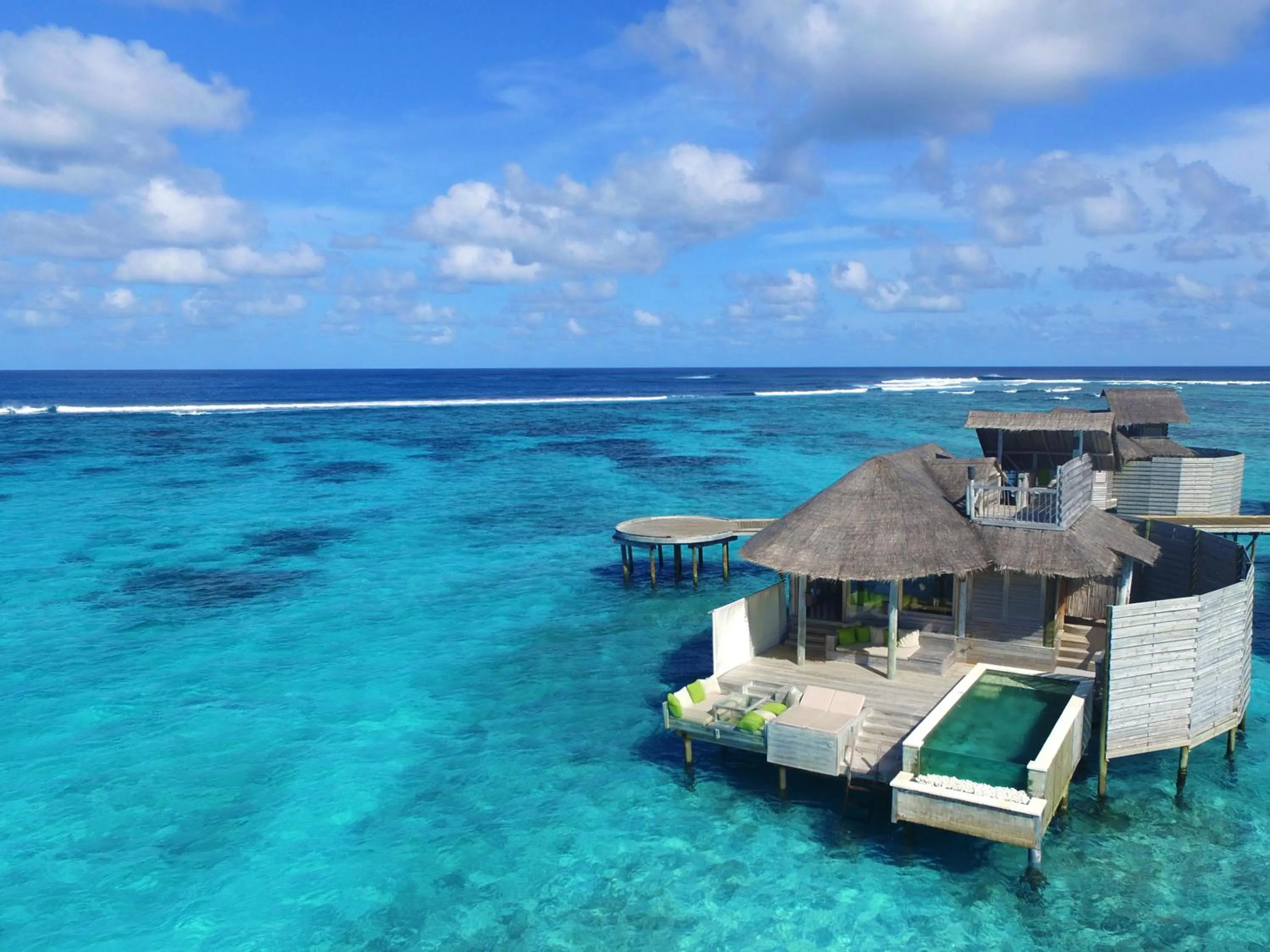 Sea view in Six Senses Laamu