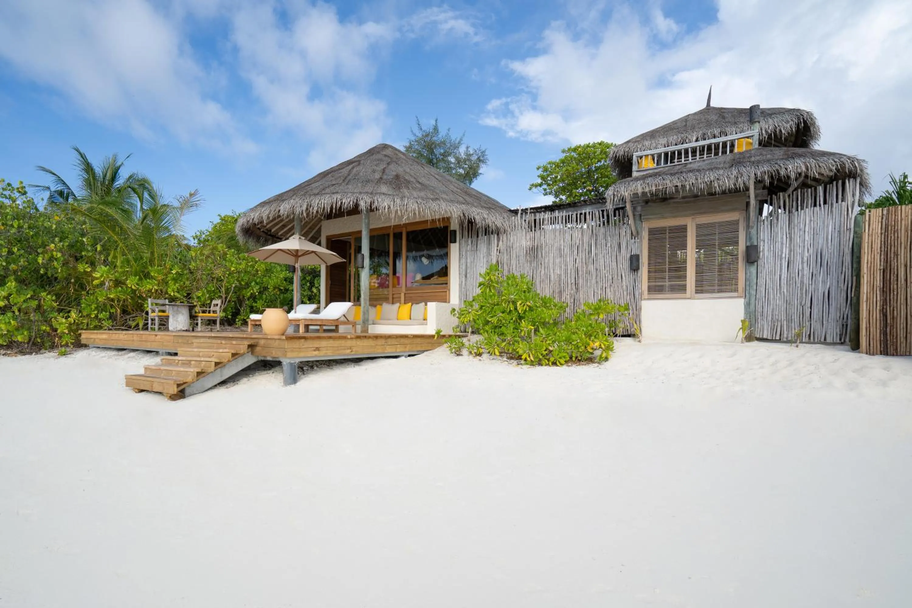 Property building in Six Senses Laamu