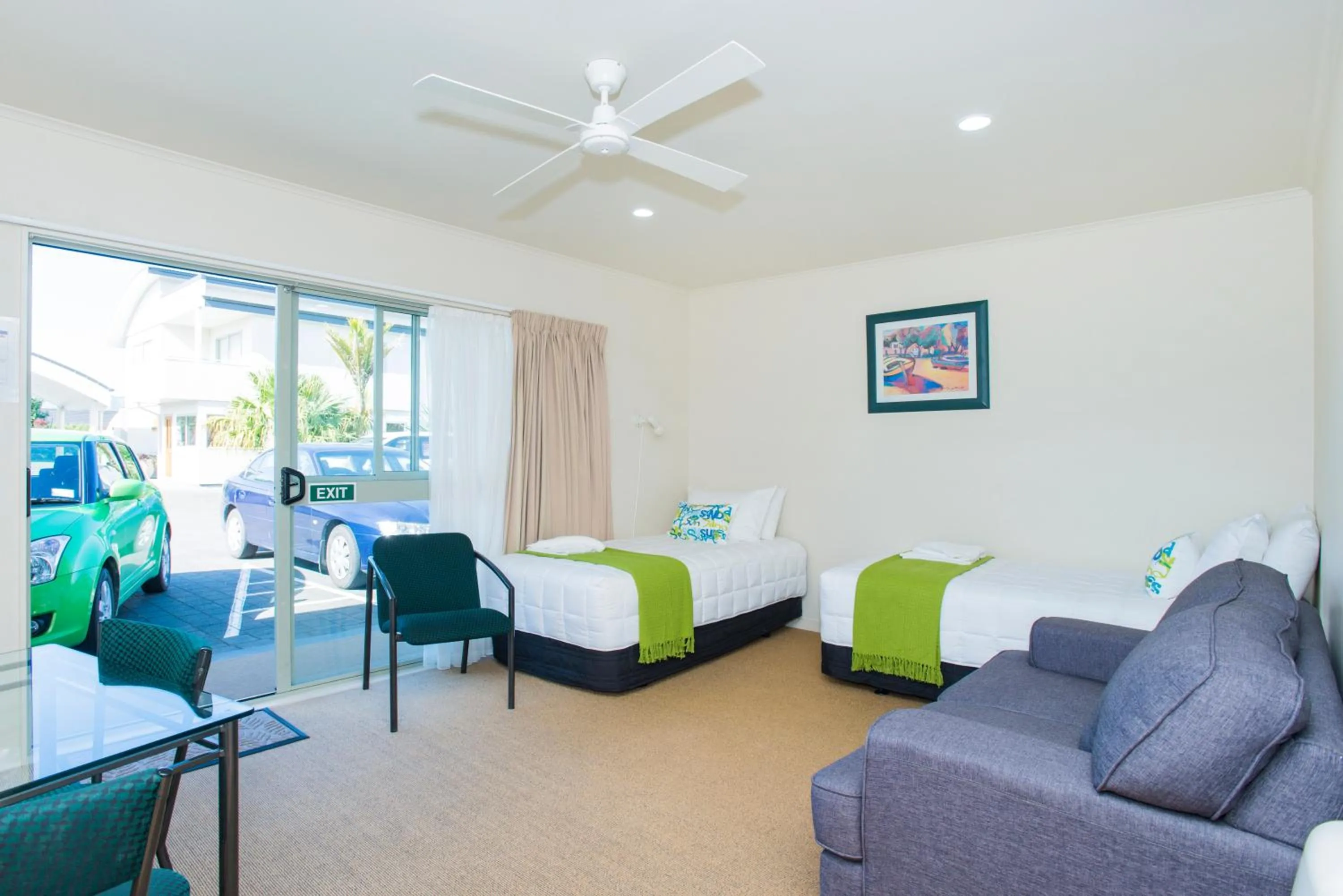 Living room in Alfresco Motor Lodge