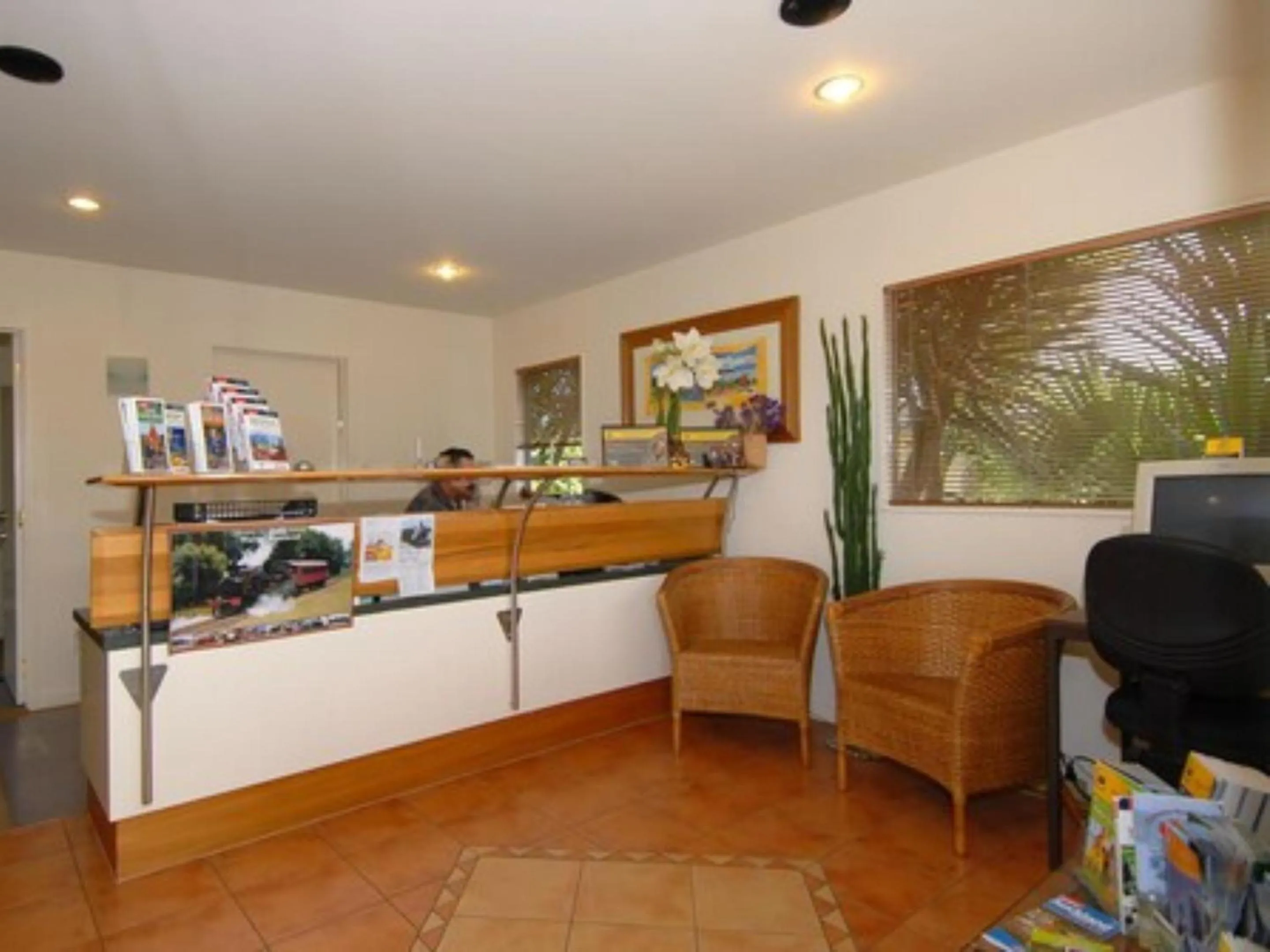 Lobby or reception in Alfresco Motor Lodge