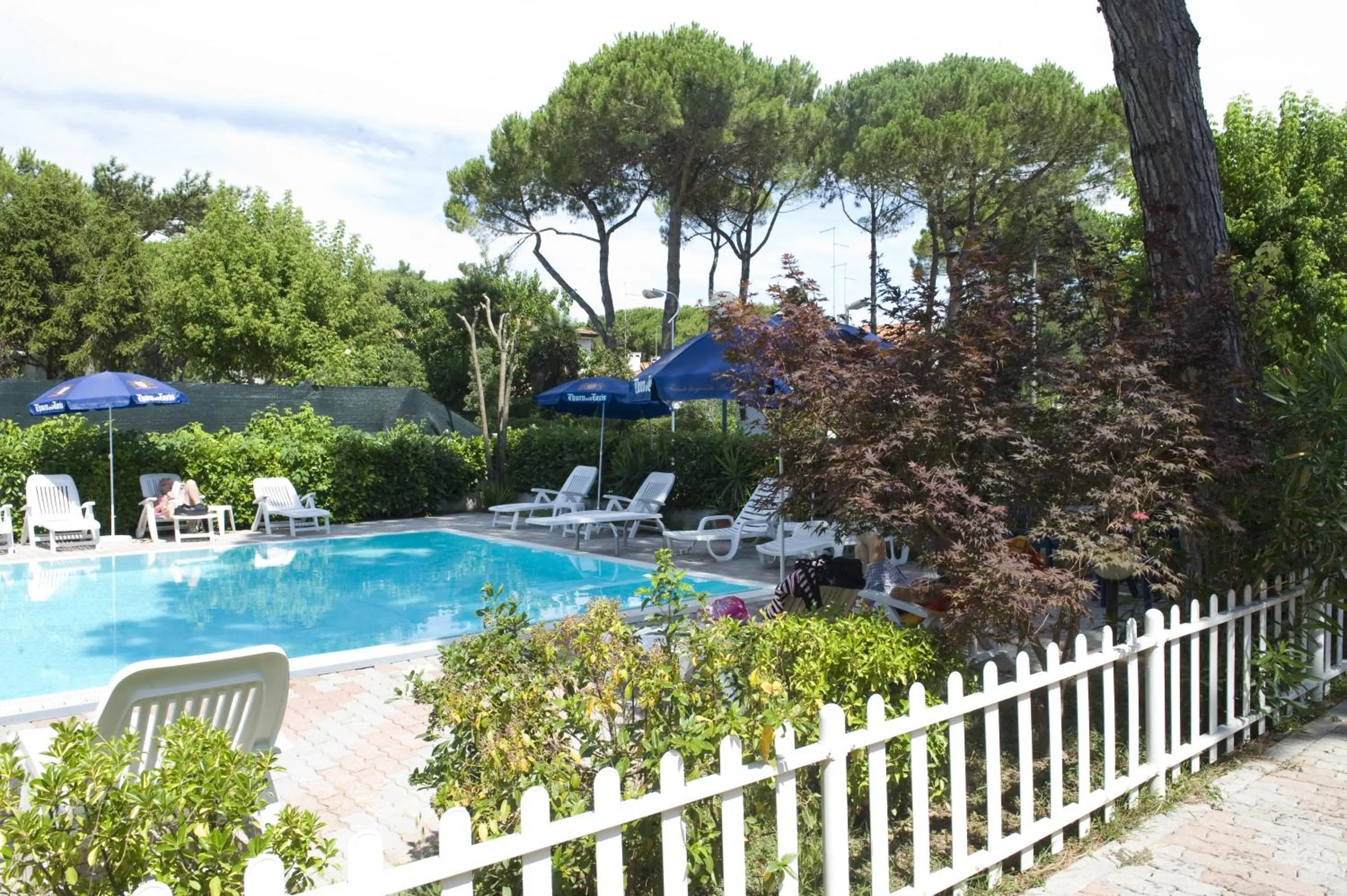 Pool view in Hotel Rosa Dei Venti