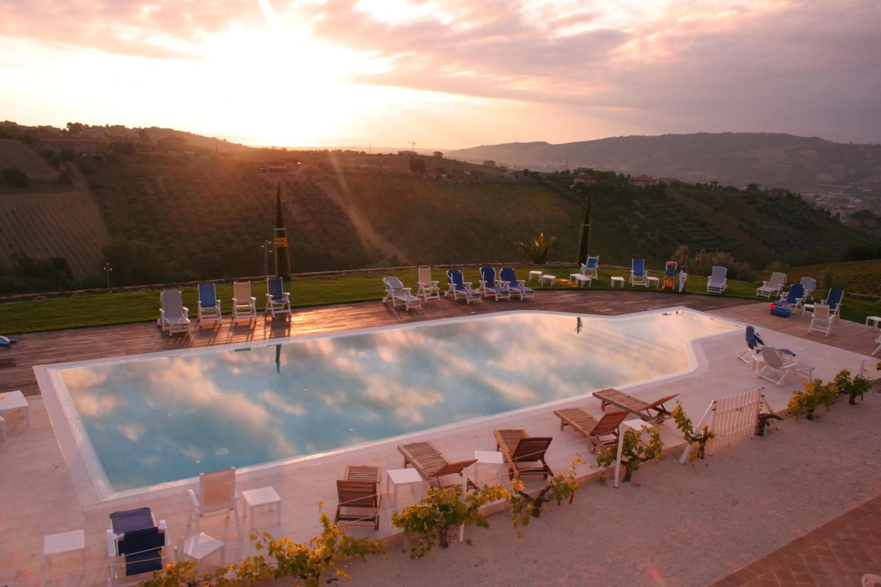 Pool view in Agriturismo Il Sapore Della Luna