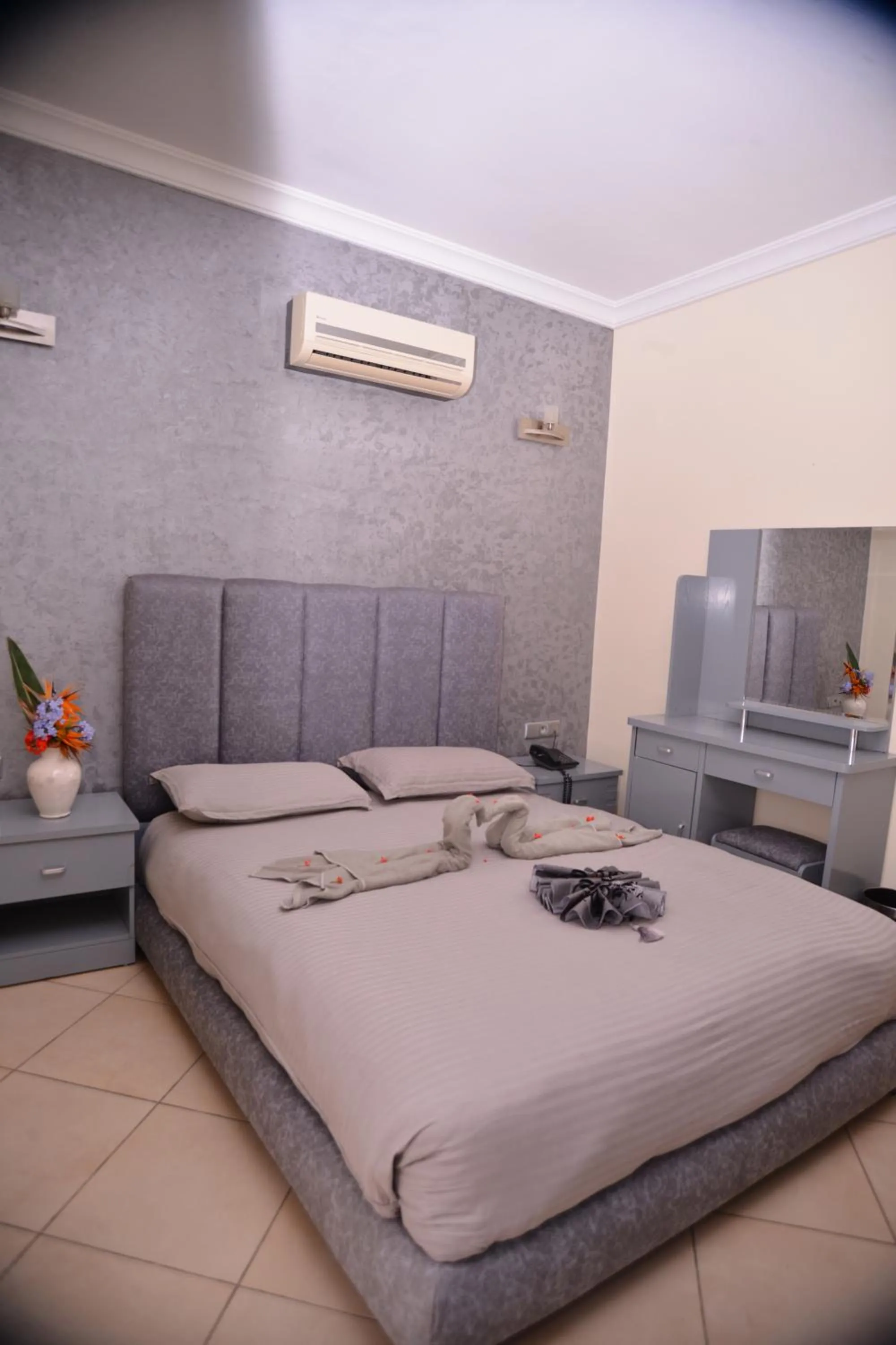 Bed in Appart Hôtel Founty Beach