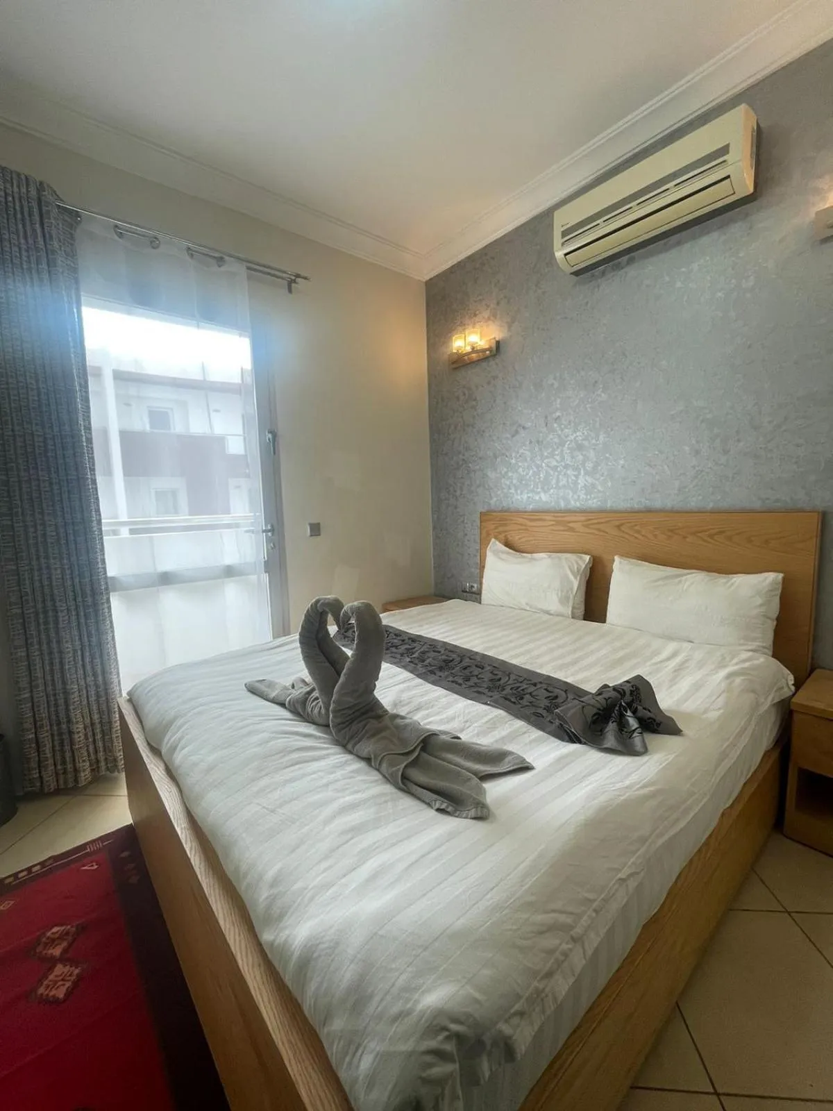 Bed in Appart Hôtel Founty Beach