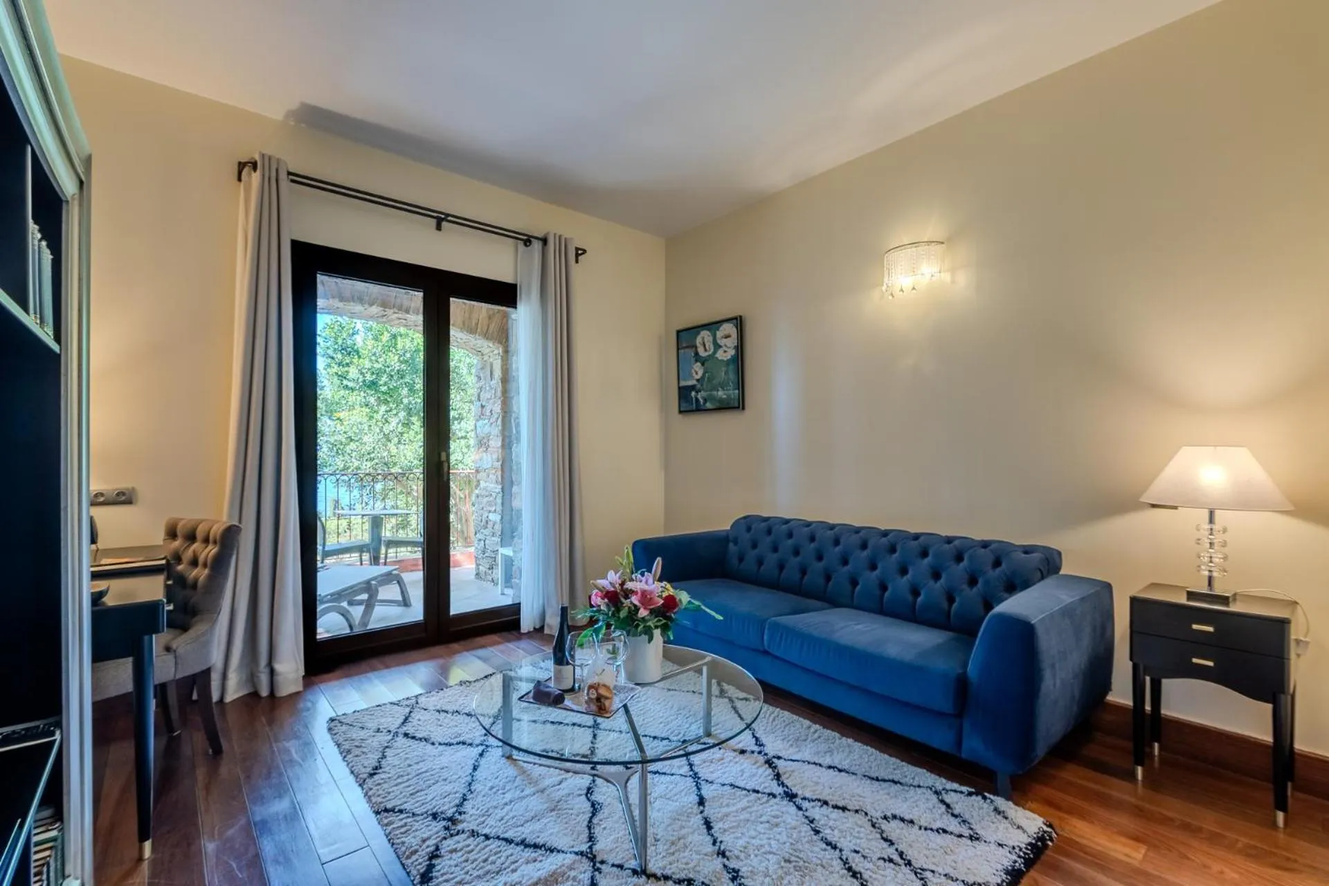 Seating area in Hôtel Demeure Loredana