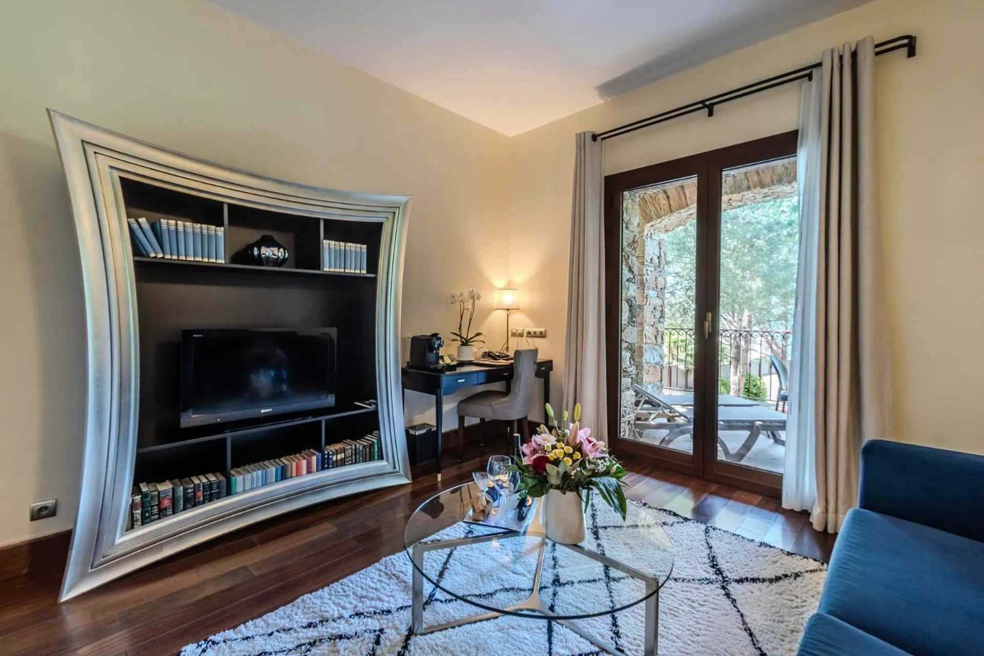 Seating area in Hôtel Demeure Loredana