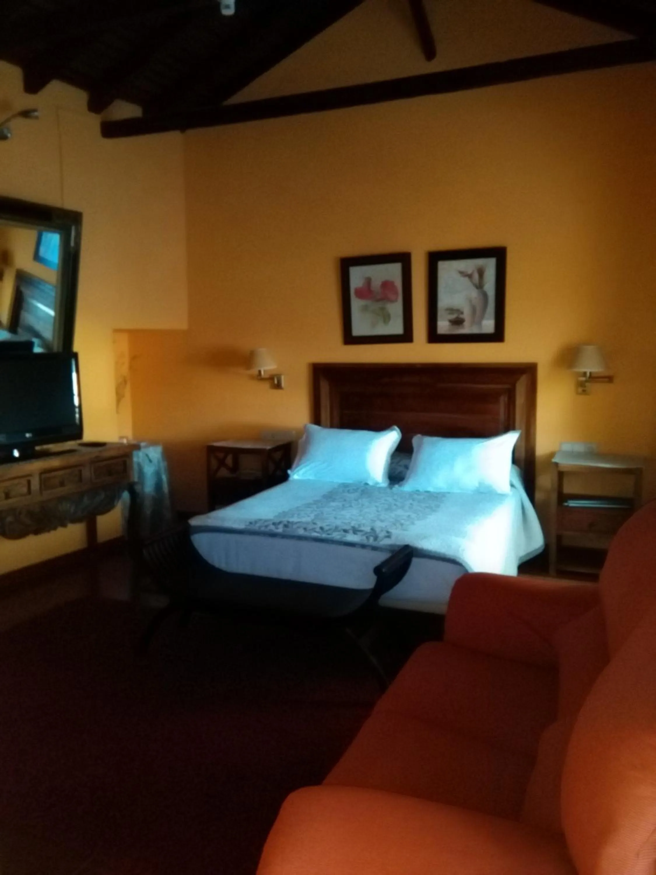 Bed in Hotel Casa Rural San Antón