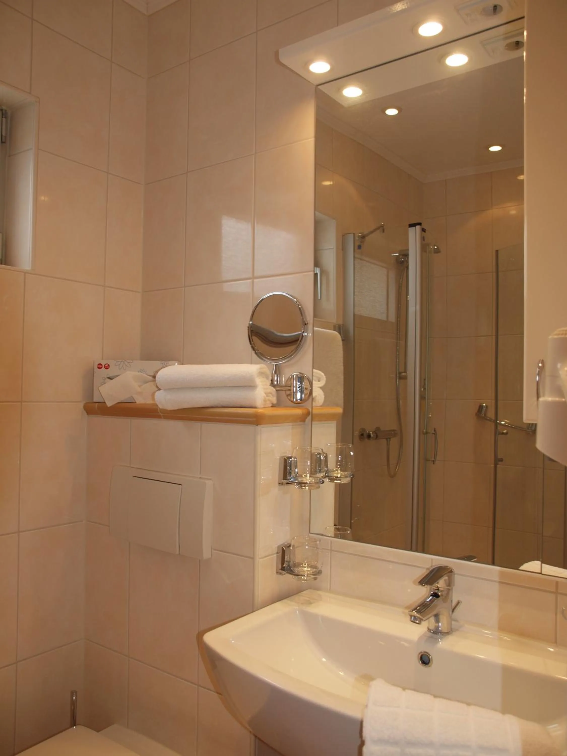 Bathroom in Hotel Garni Rheinpracht
