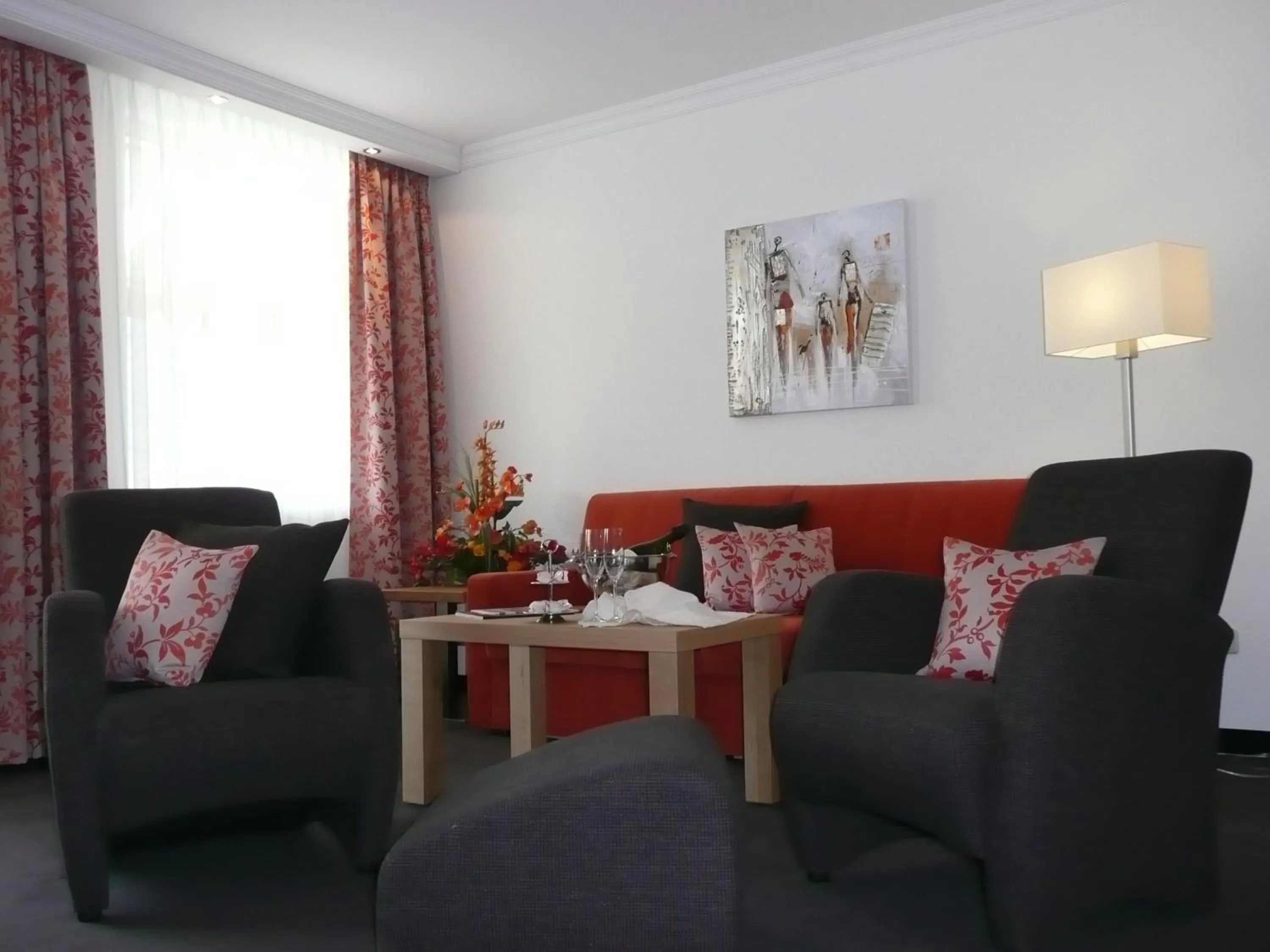 Living room in Hotel Garni Rheinpracht