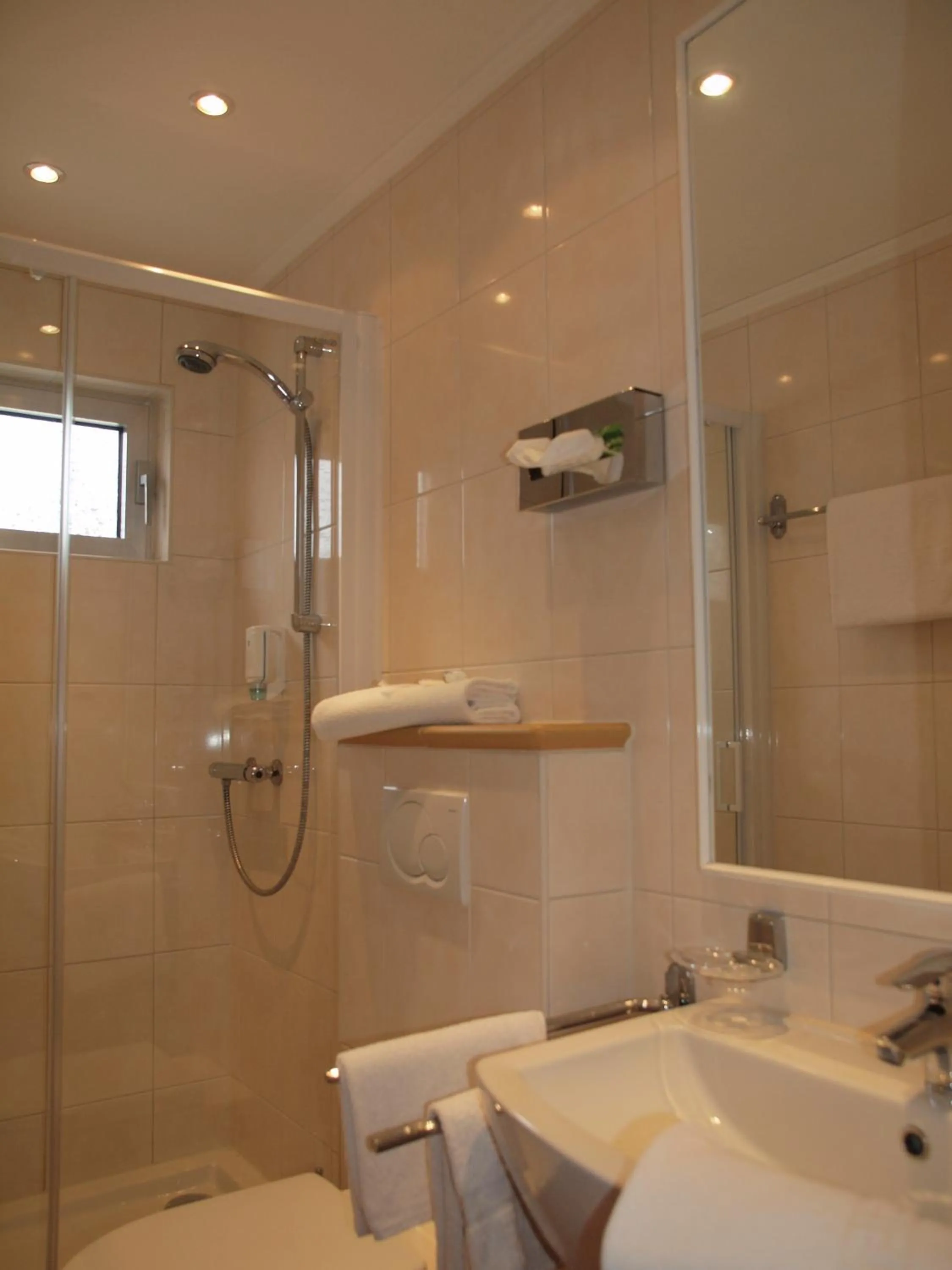 Bathroom in Hotel Garni Rheinpracht