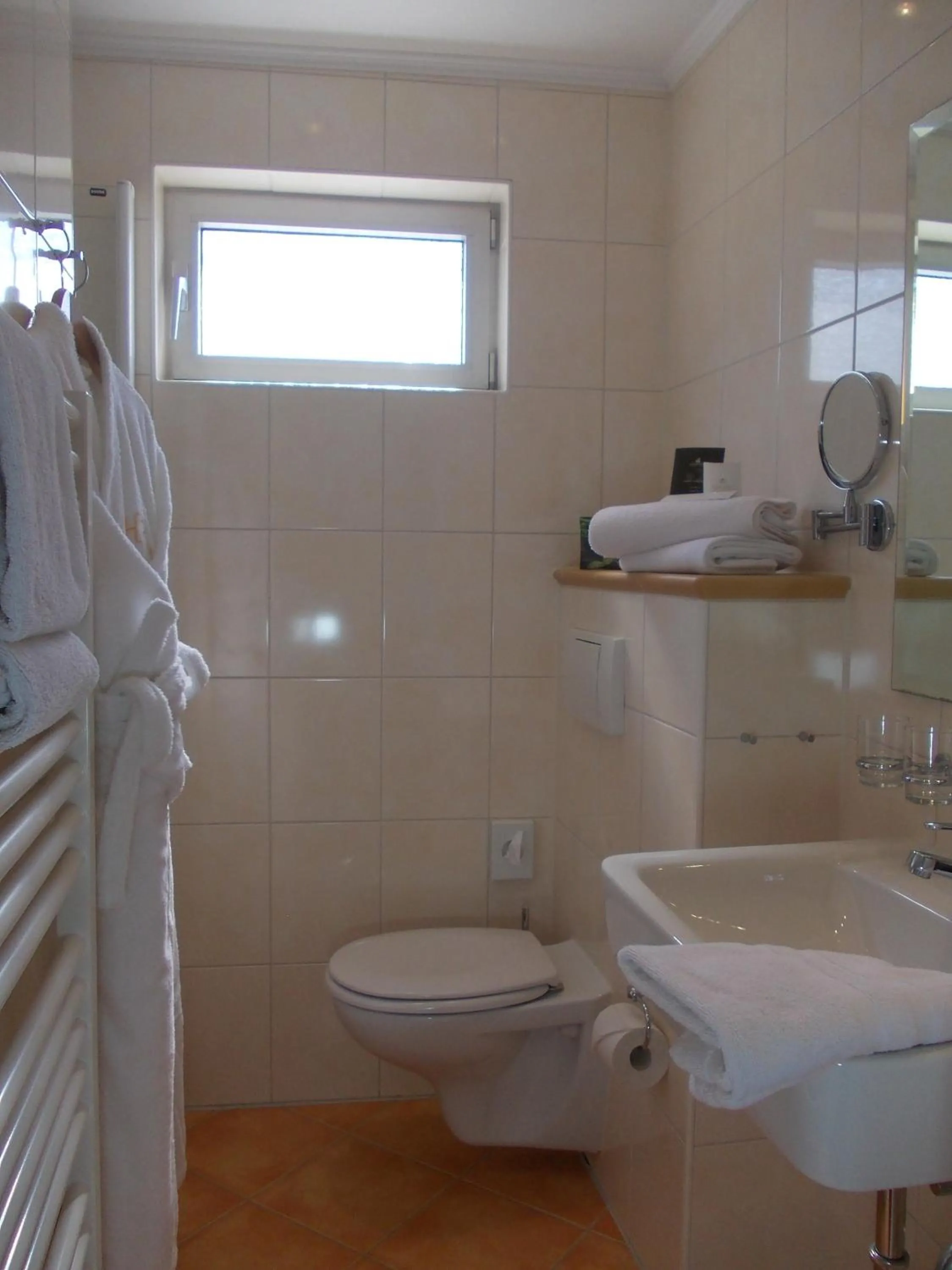 Bathroom in Hotel Garni Rheinpracht
