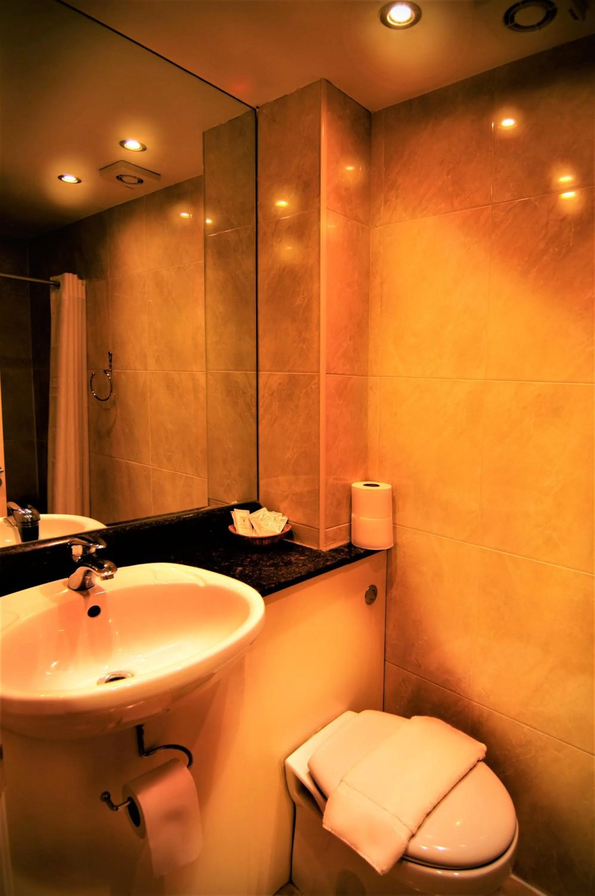 Shower in Westbury Hotel