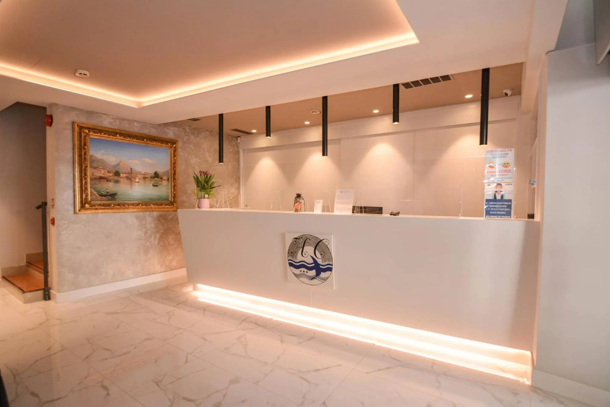 Lobby or reception in Hotel Centrale